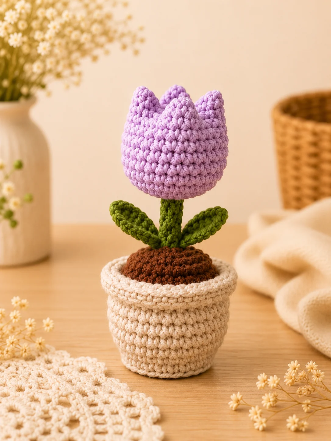 Mini Flower Pot Crochet Pattern Bundle product image (4)