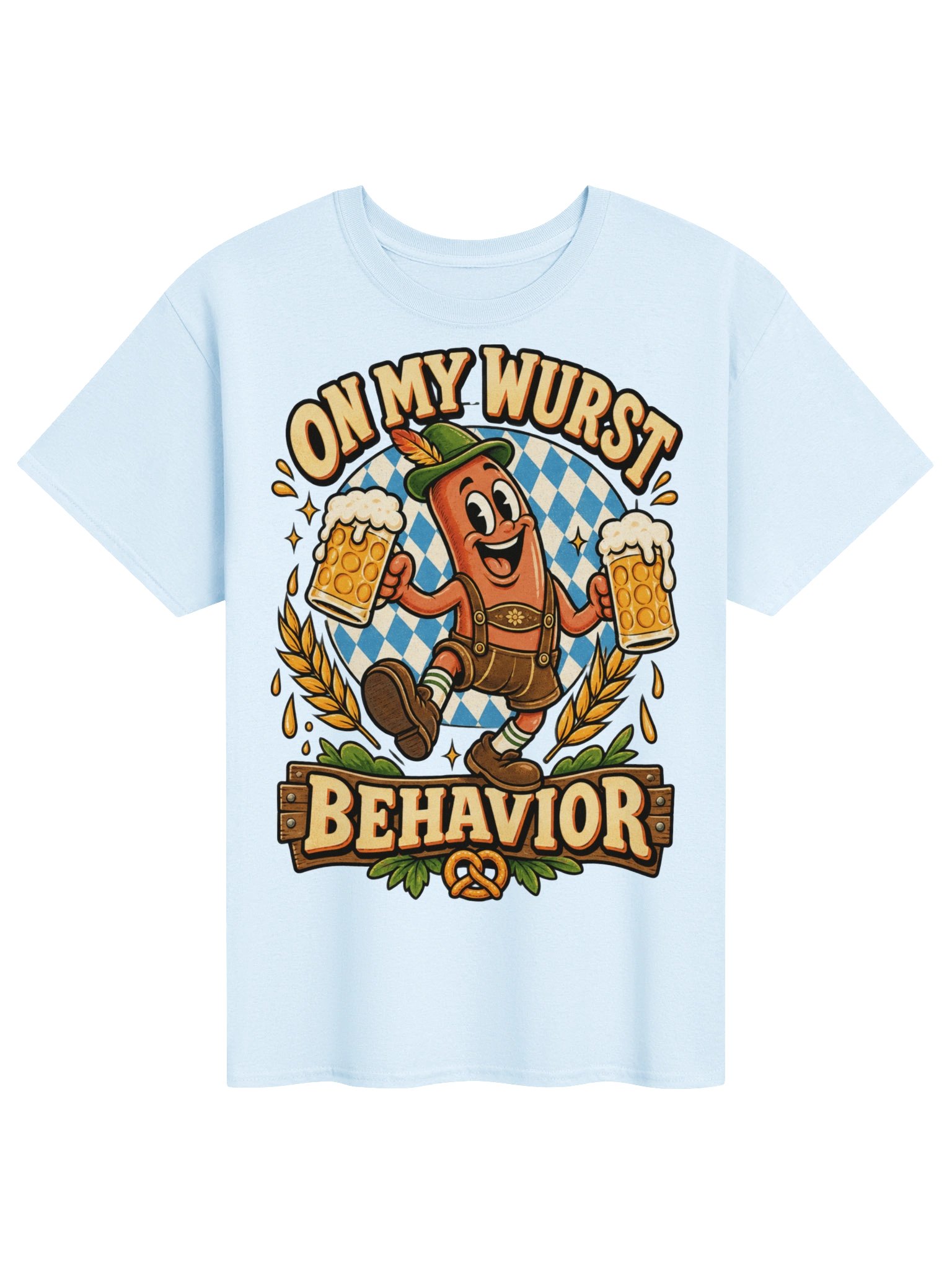 On My Wurst Behavior Oktoberfest T-Shirt product image (91)