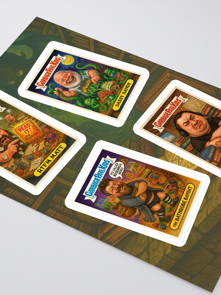 GPK Parody Sticker Sheet [TTRPG Twitter Edition] Sheet 8 product image (2)