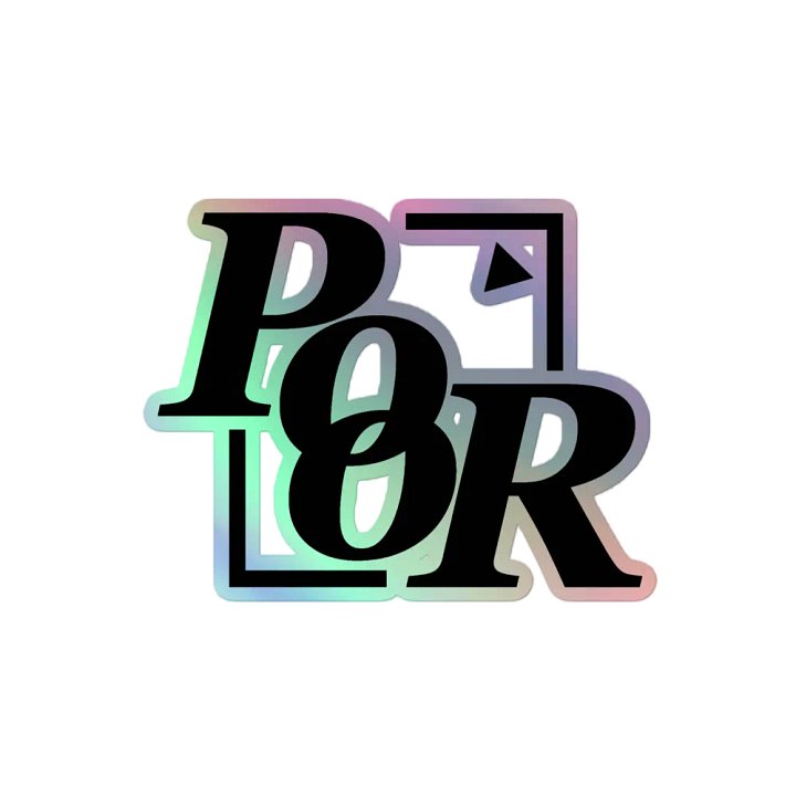Holographic Poorboy Logo product image (2)