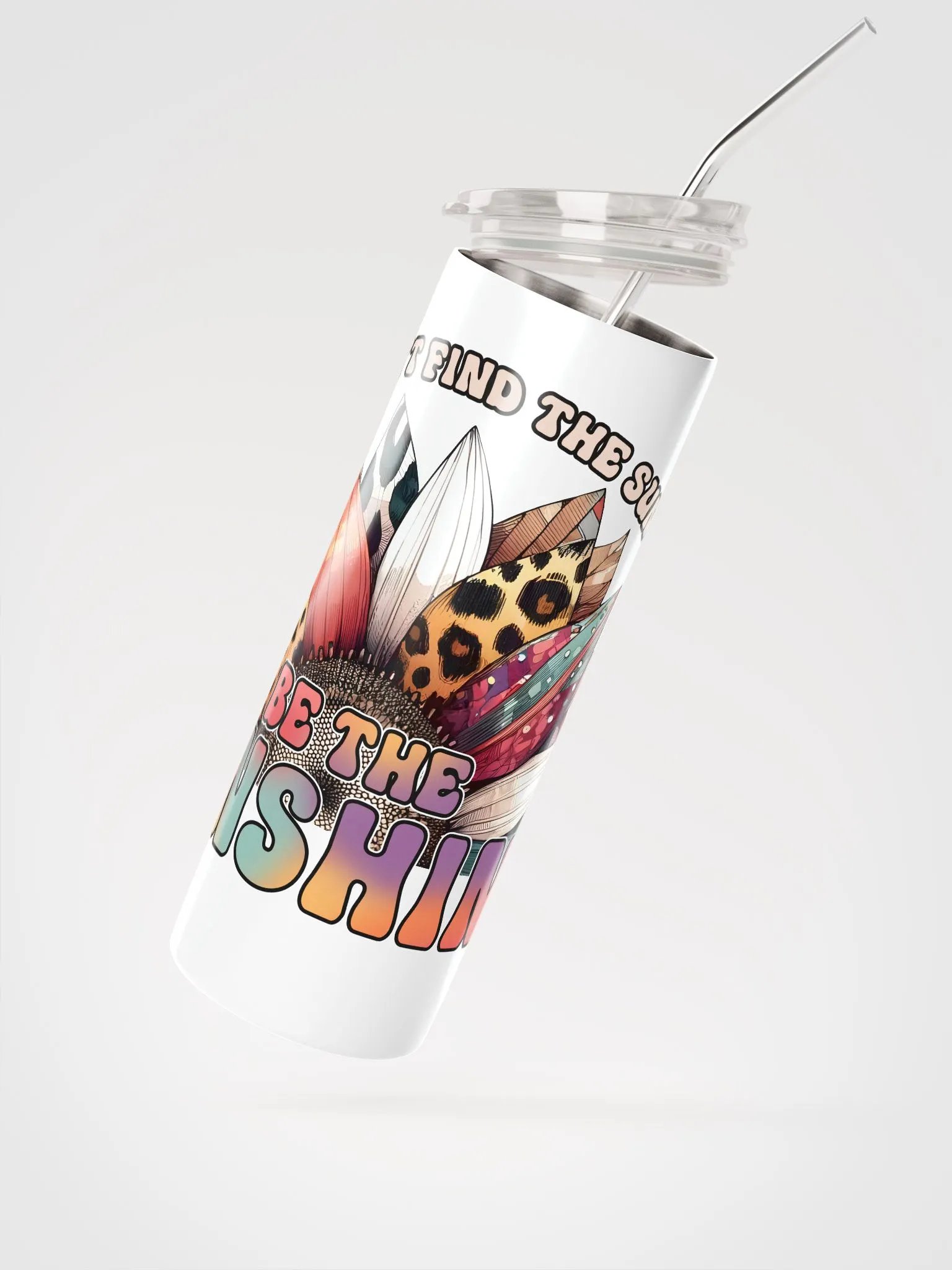 Colorful Leaves: Be the Sunshine Tumbler product image (3)