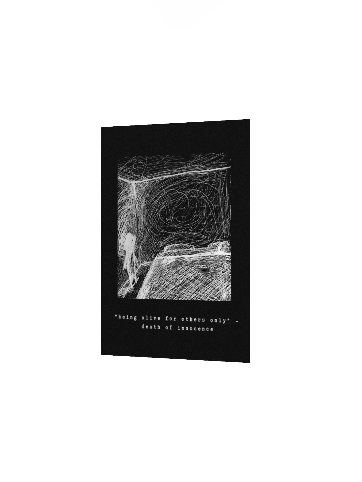 INVERTED being alive for others only print product image (2)