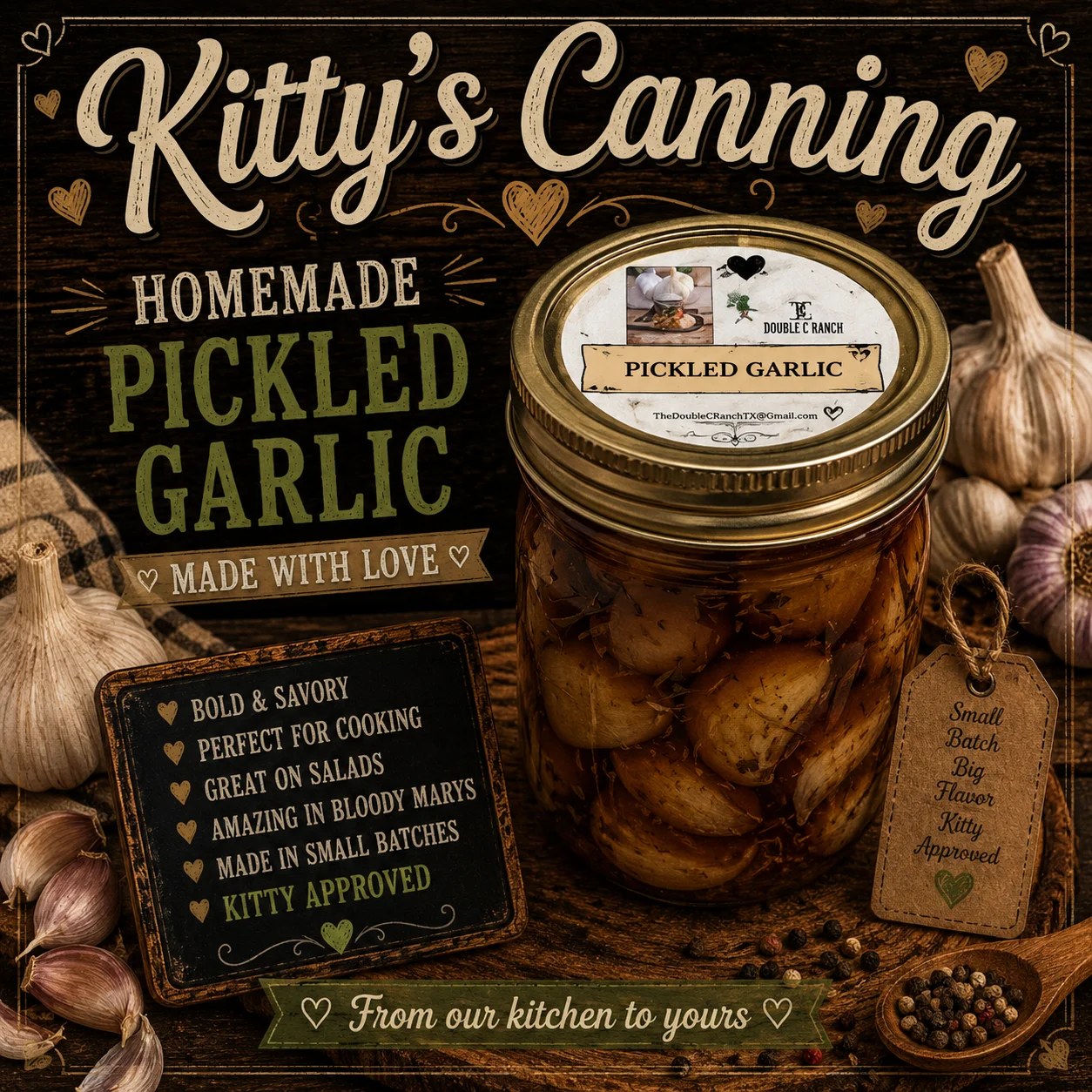 Organic Pickled Garlic product image (1)