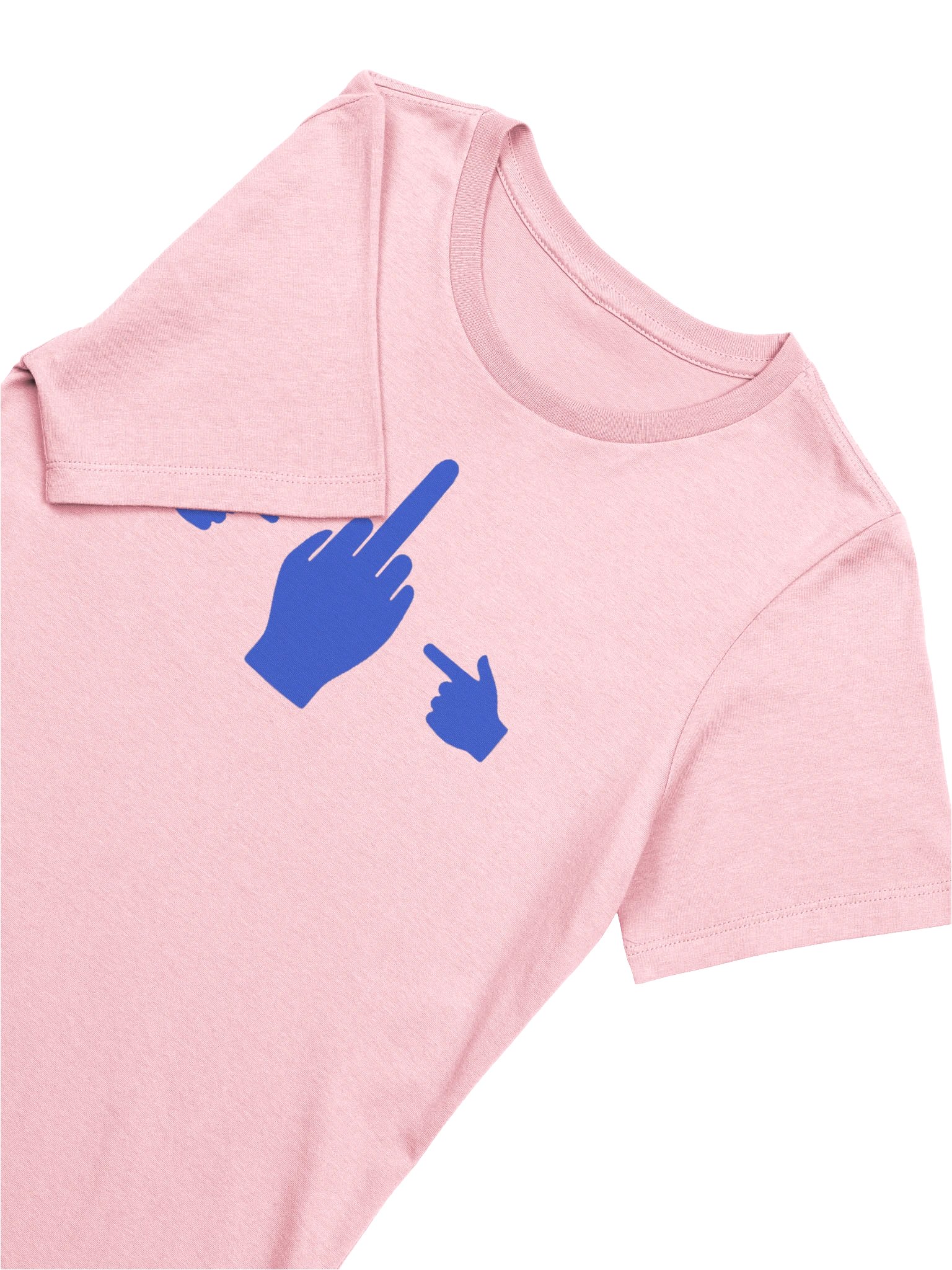 No Middle Finger Point ShopCo Royal Women’s Pink Tee product image (5)