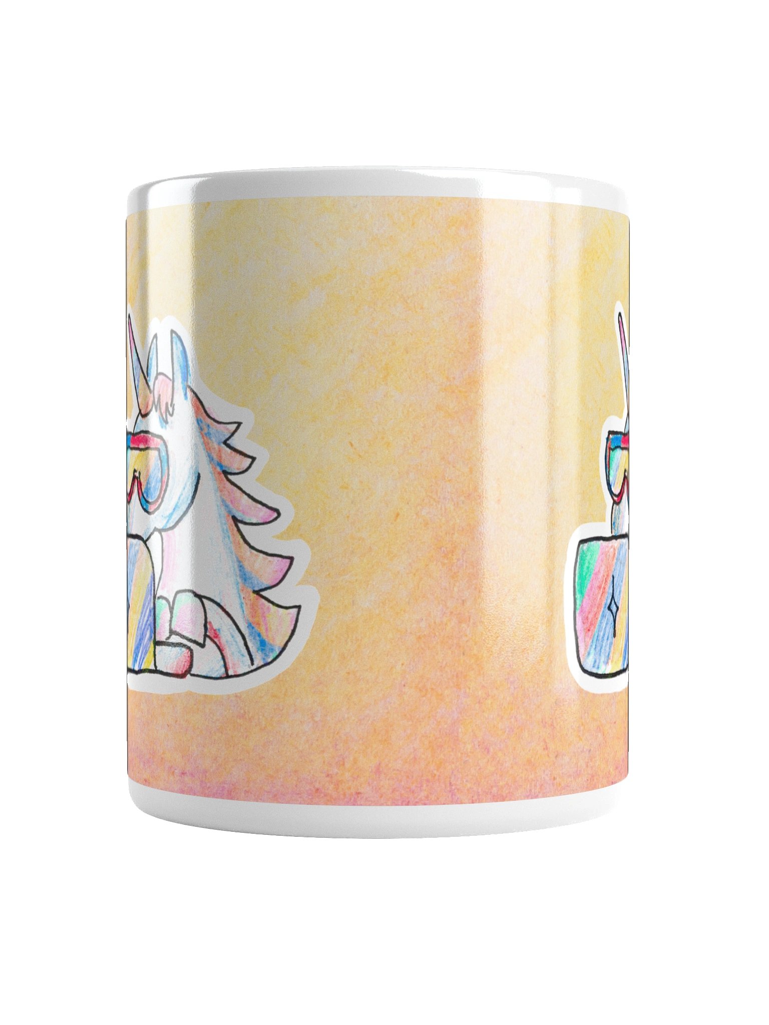 Coding Unicorn Mug (Peach) product image (6)