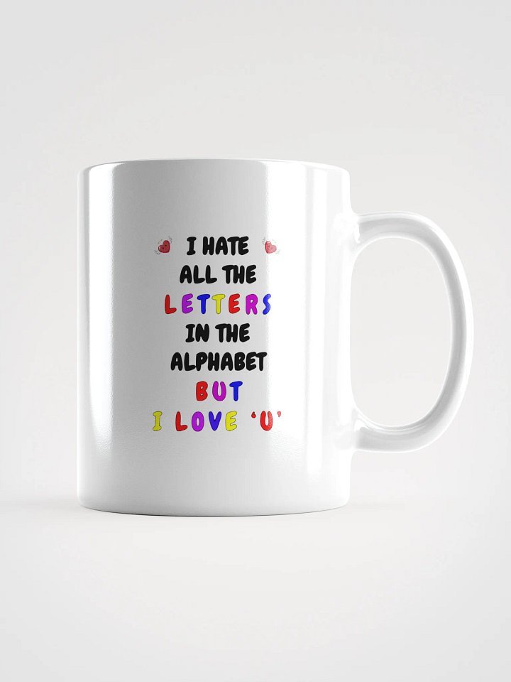 Love white gloss mug product image (3)