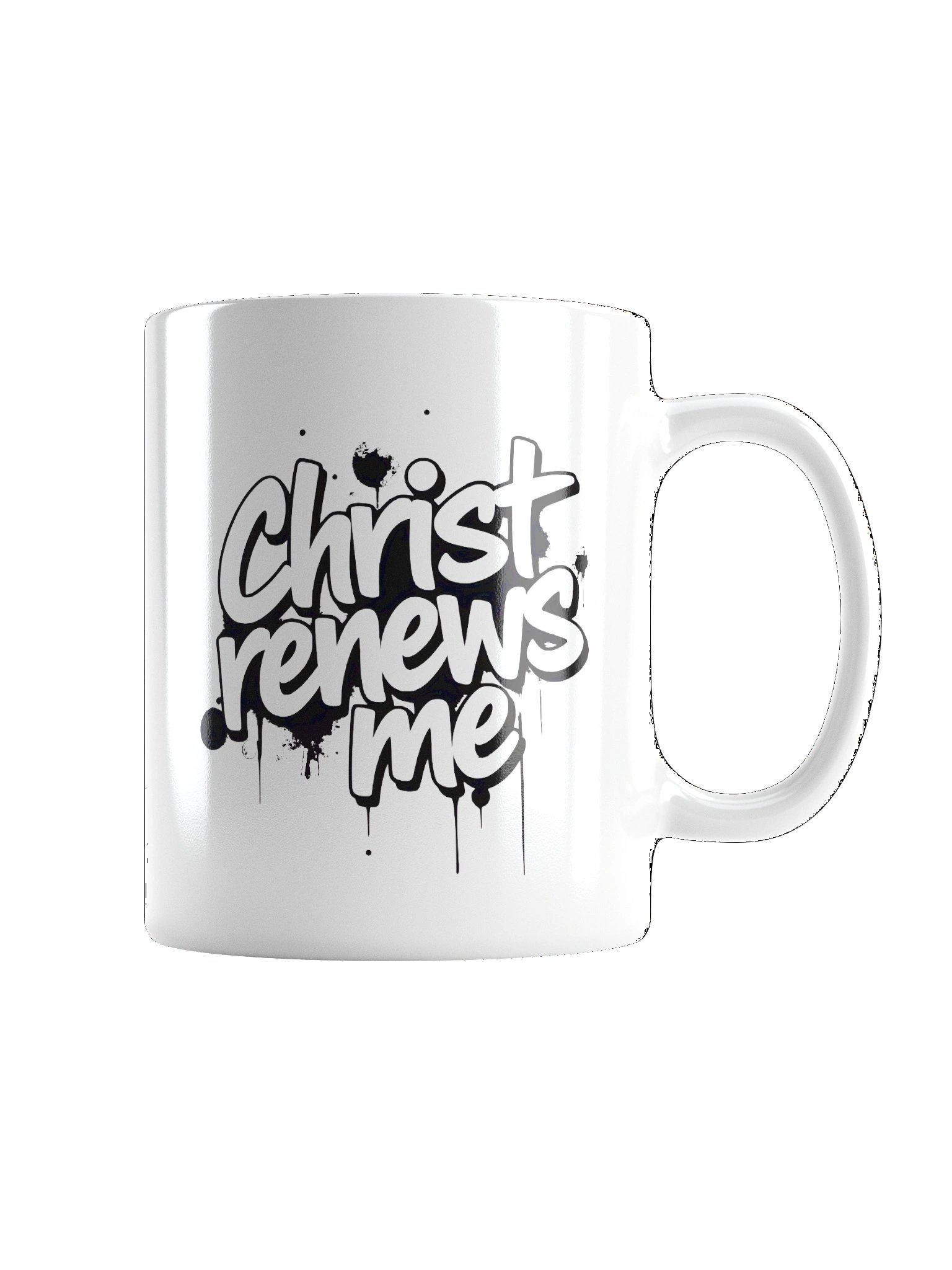 Christ Renews Me Graffiti Mug product image (3)