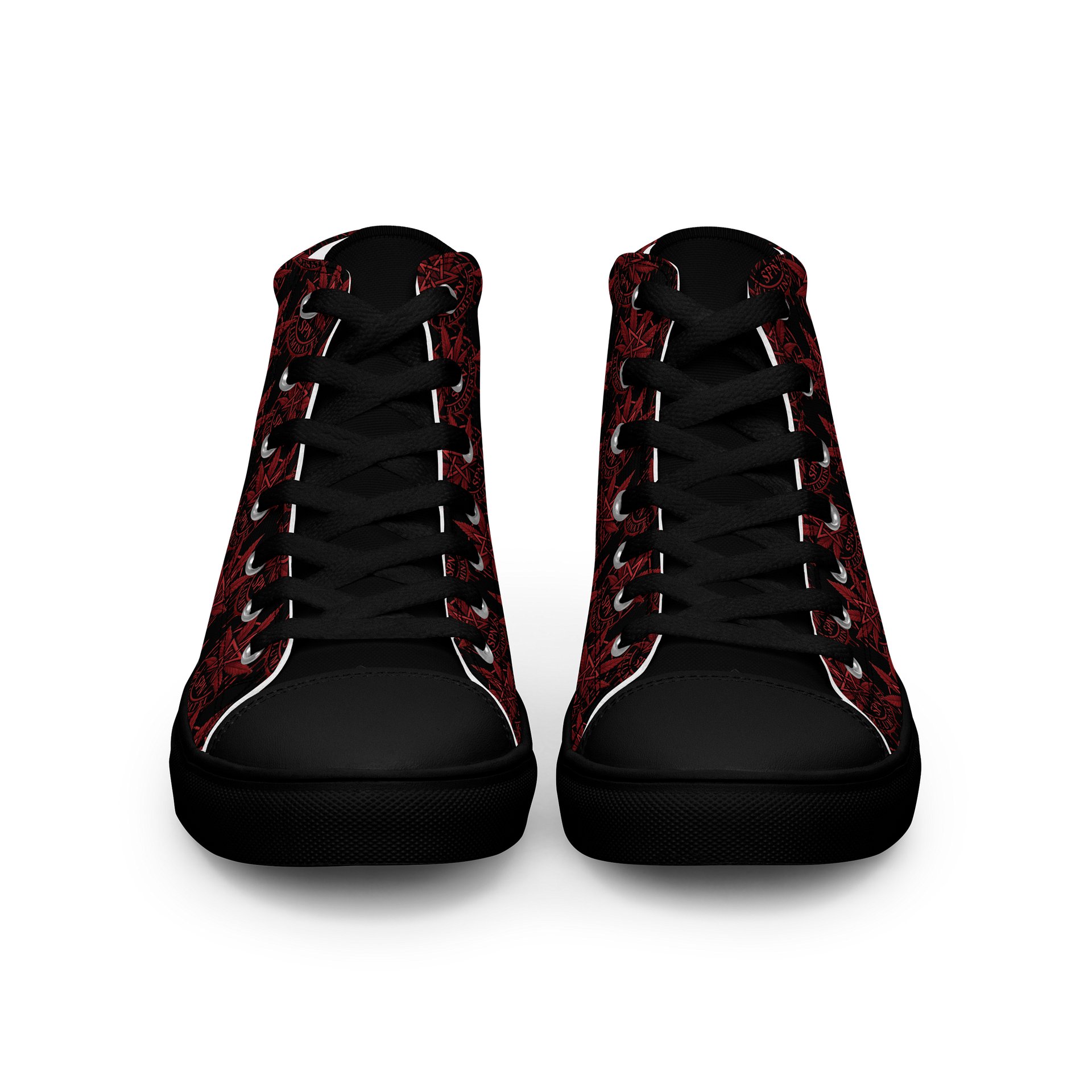 SPN Red & Black High Top Canvas Shoes product image (3)