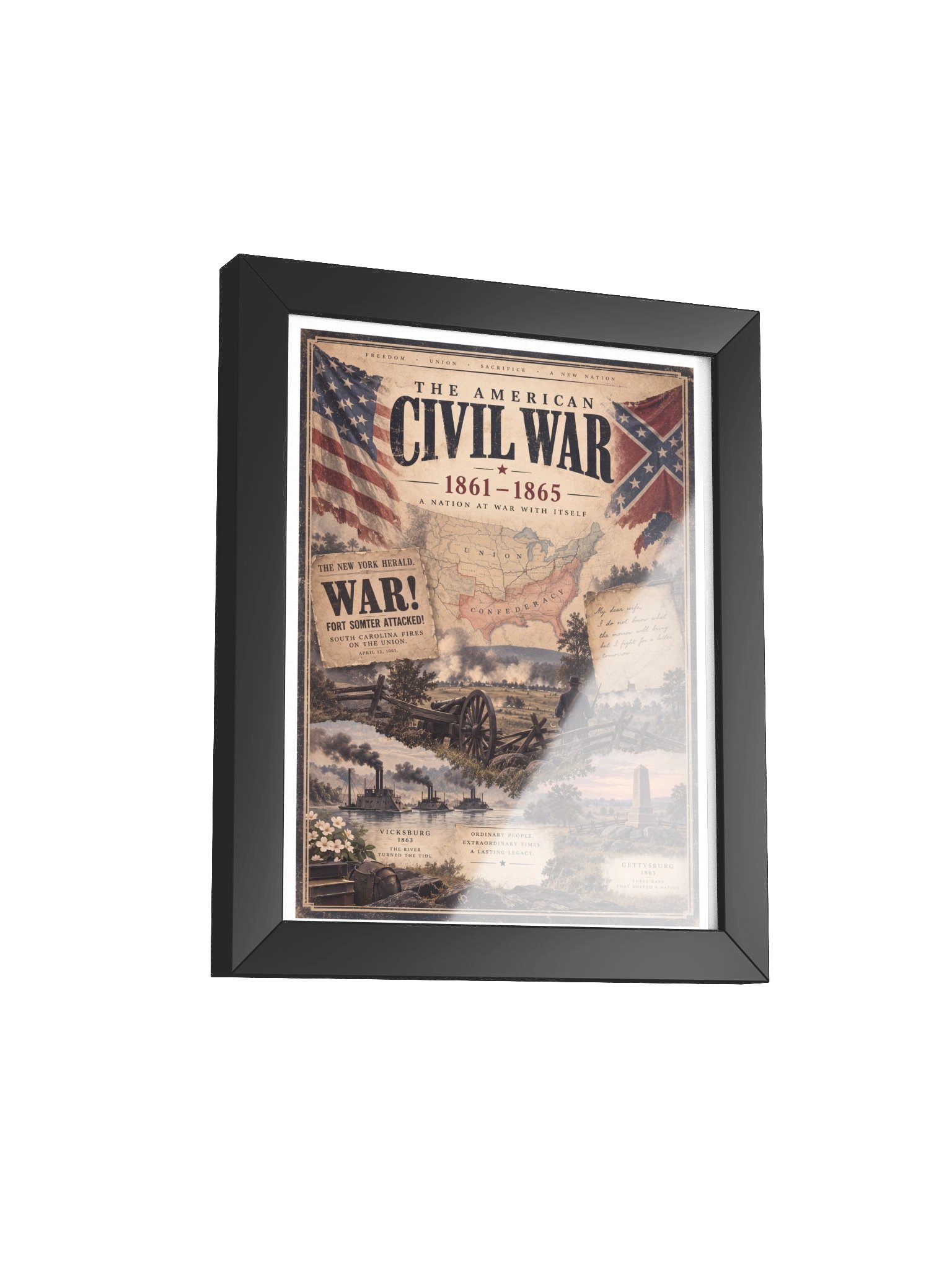 The American Civil War 1861–1865 Poster product image (4)
