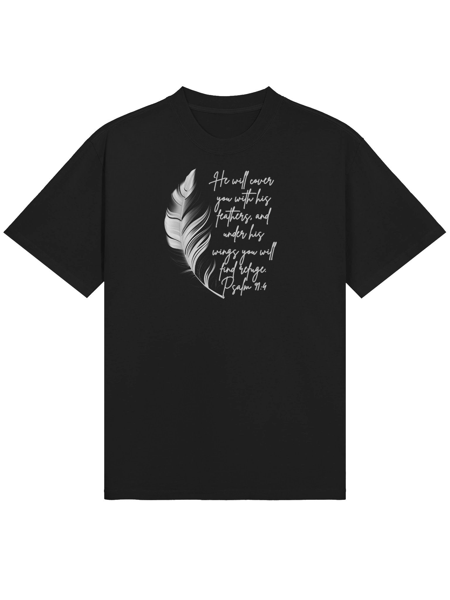 Cover You With His Feathers Oversized T-Shirt product image (1)