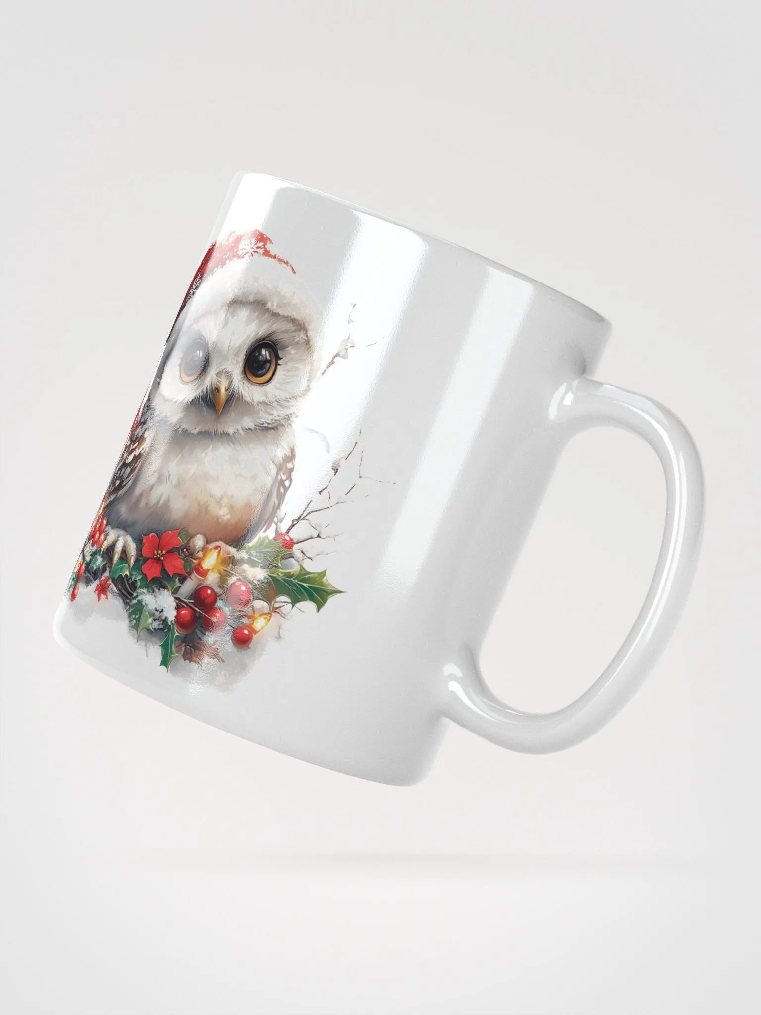 Festive Artic Friends White Glossy Mug product image (3)