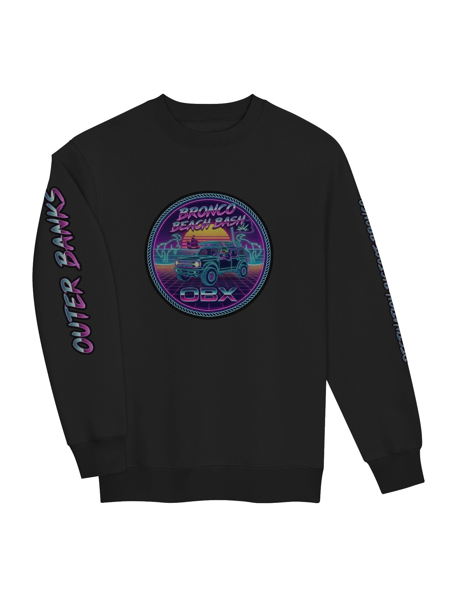 2026 Bronco Beach Bash OBX / Destination Bigfoot Bronco Collab Lane Seven Sweatshirt (Multiple Colors Available) product image (4)
