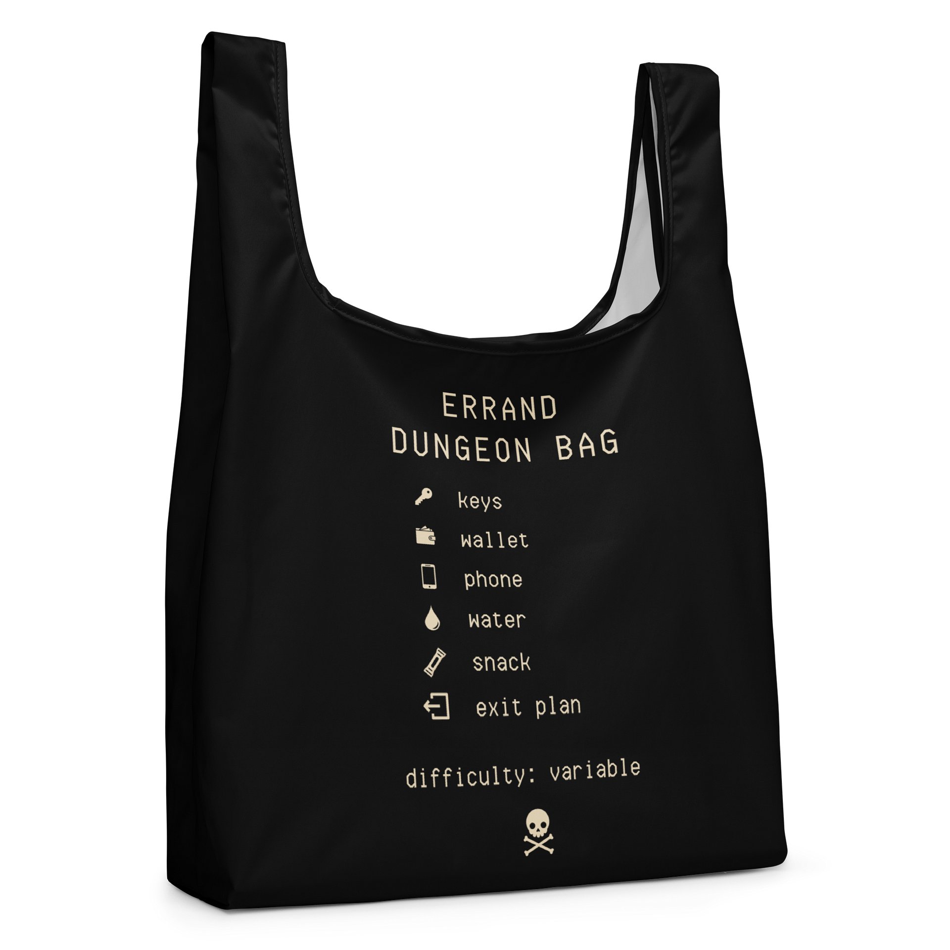 Errand Dungeon Shopping Bag | Reusable Chronic Illness Errand Bag product image (4)