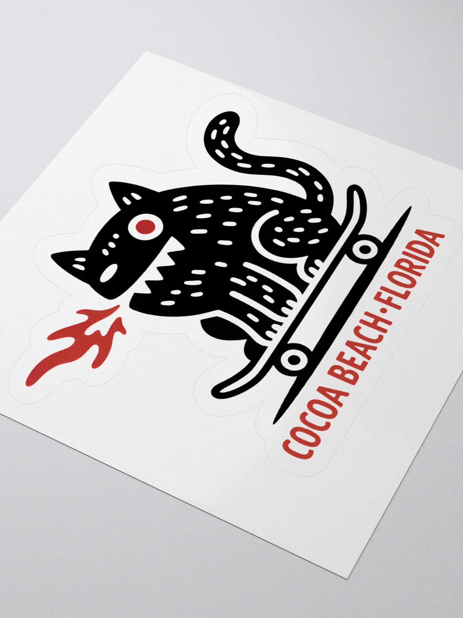 Cocoa Beach Florida | Skate Sticker product image (9)