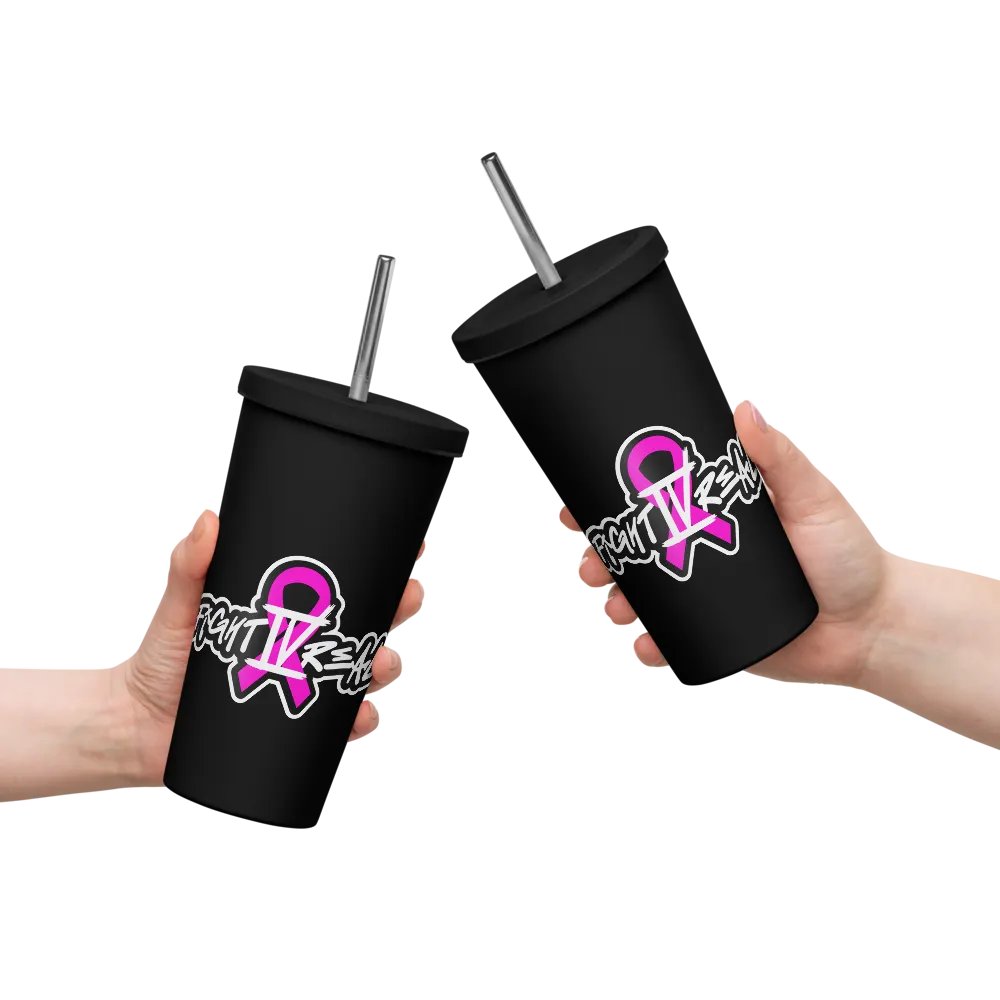 Breast Cancer Awareness Insulated Tumbler With Straw product image (10)