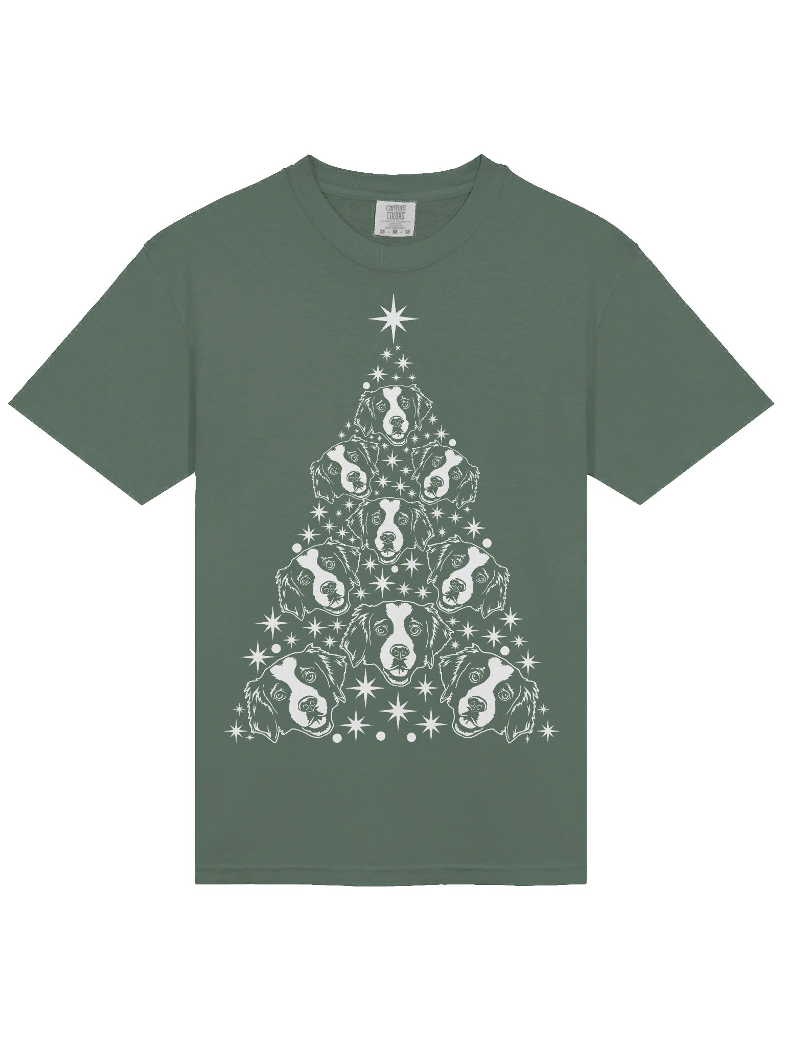 Brittany Spaniel Christmas Tree T-Shirt product image (5)