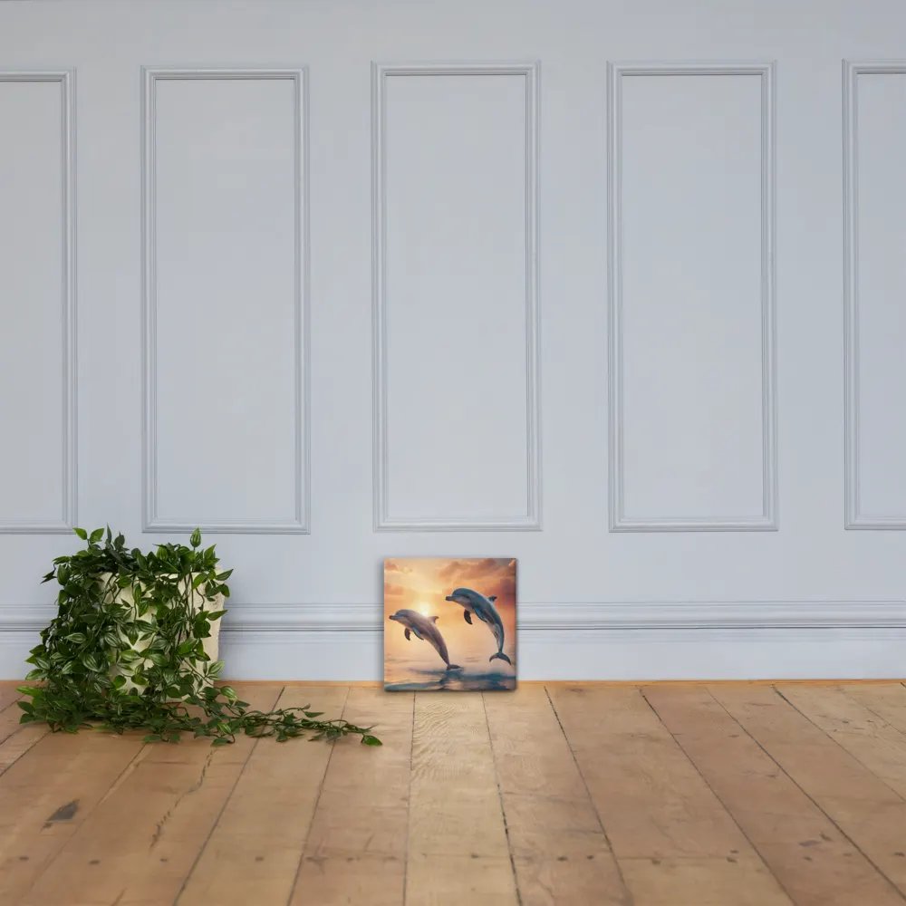 Dolphins Leaping From The Sea Wall Art product image (4)