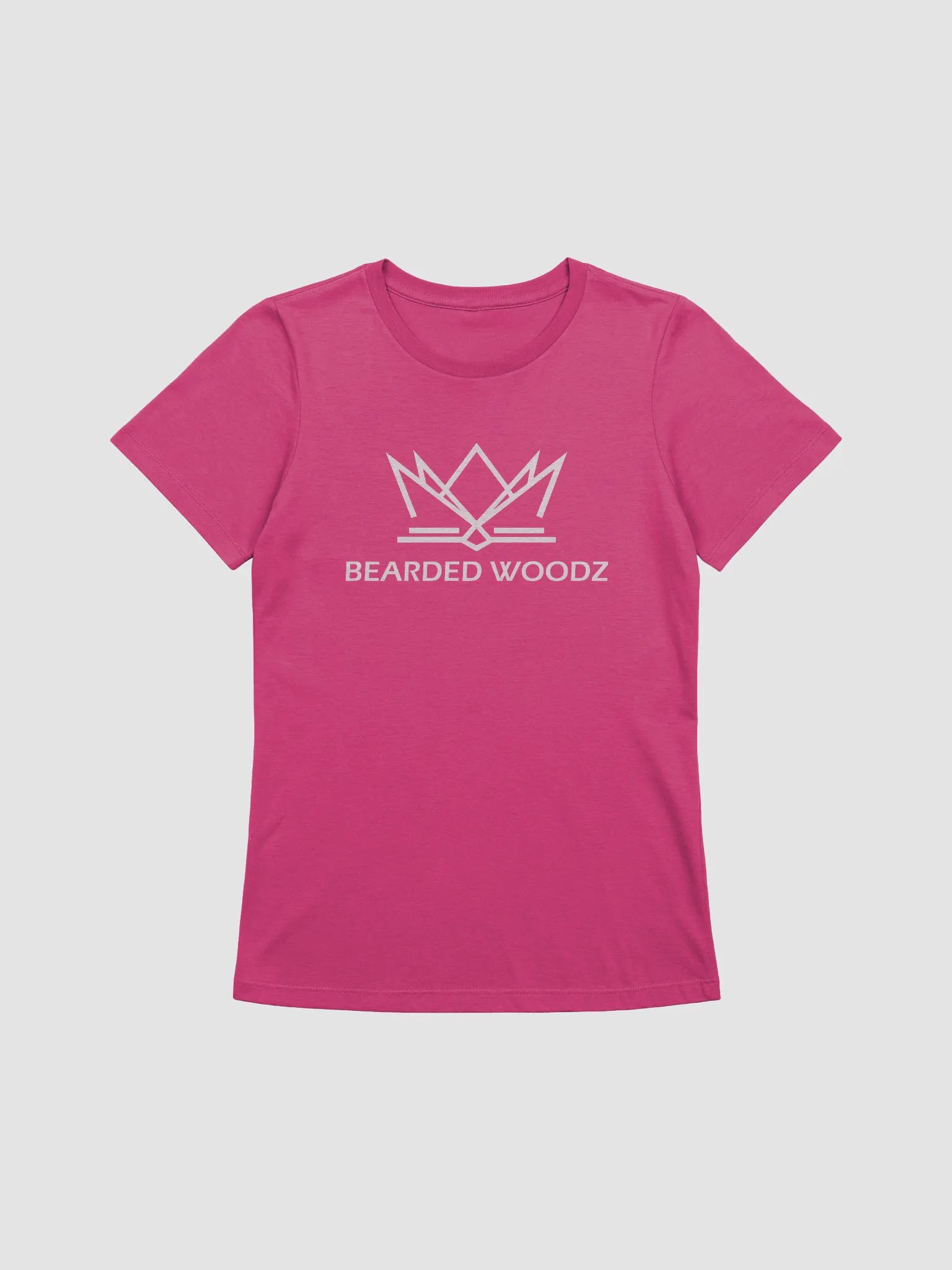 Women's Bearded Woodz Relaxed-fit T-Shirt (White Embroidery) product image (1)