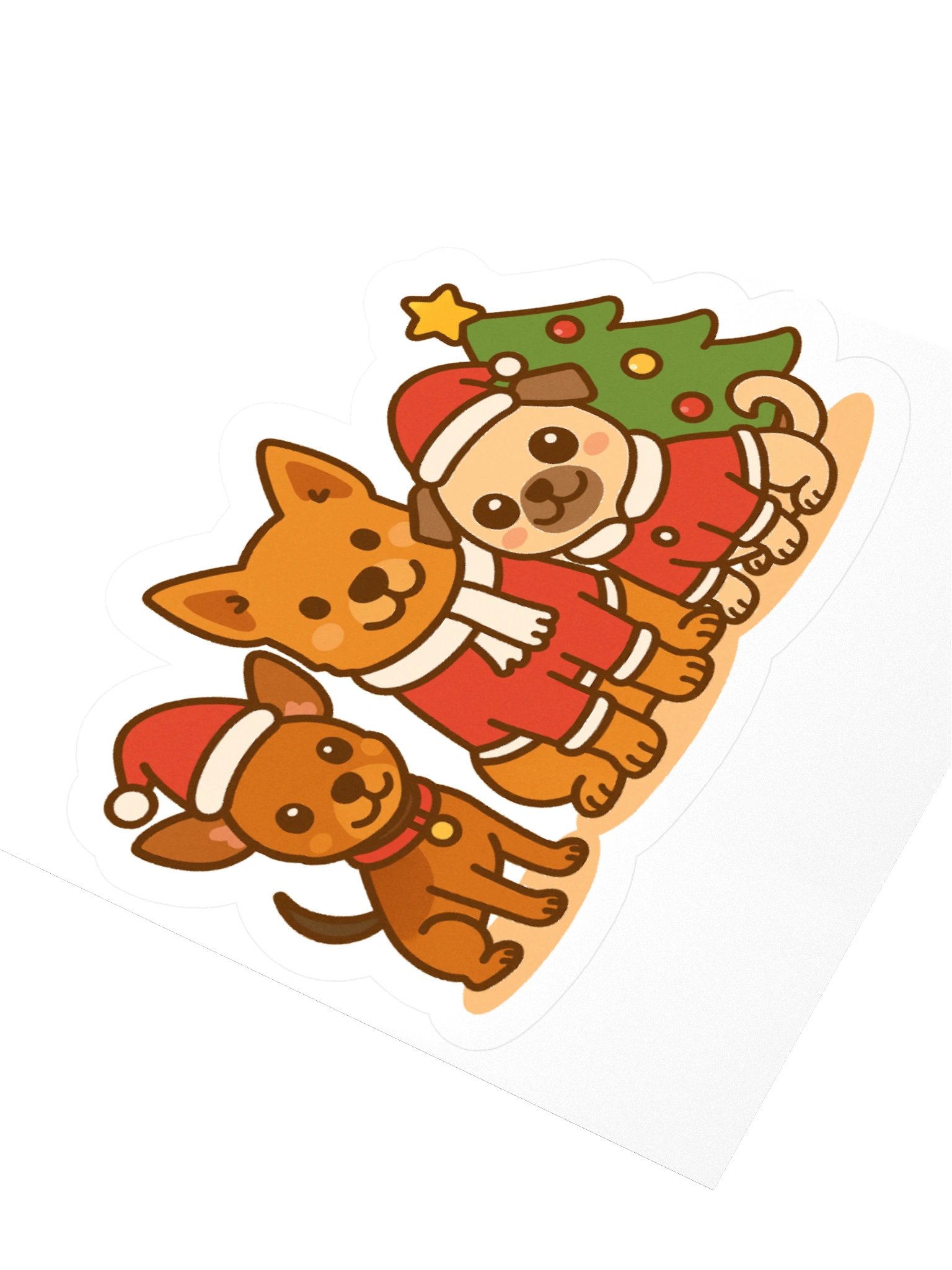 Happy Howlidays Sticker product image (2)
