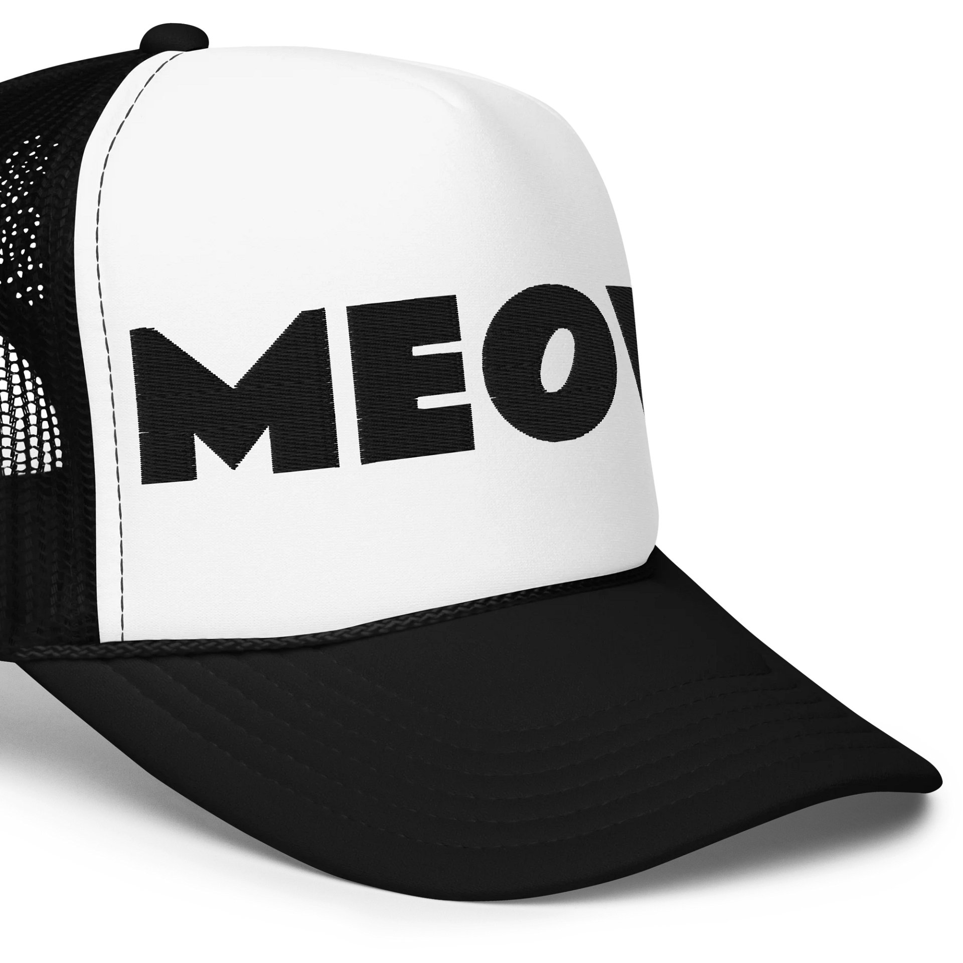 Embroidered MEOW Hat - Black Thread Collection product image (11)