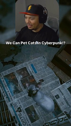 I found the best discovery you could find in a game - cat petting. 

Check out my Cyberpunk 2077 Playthrough on the YouTube C...