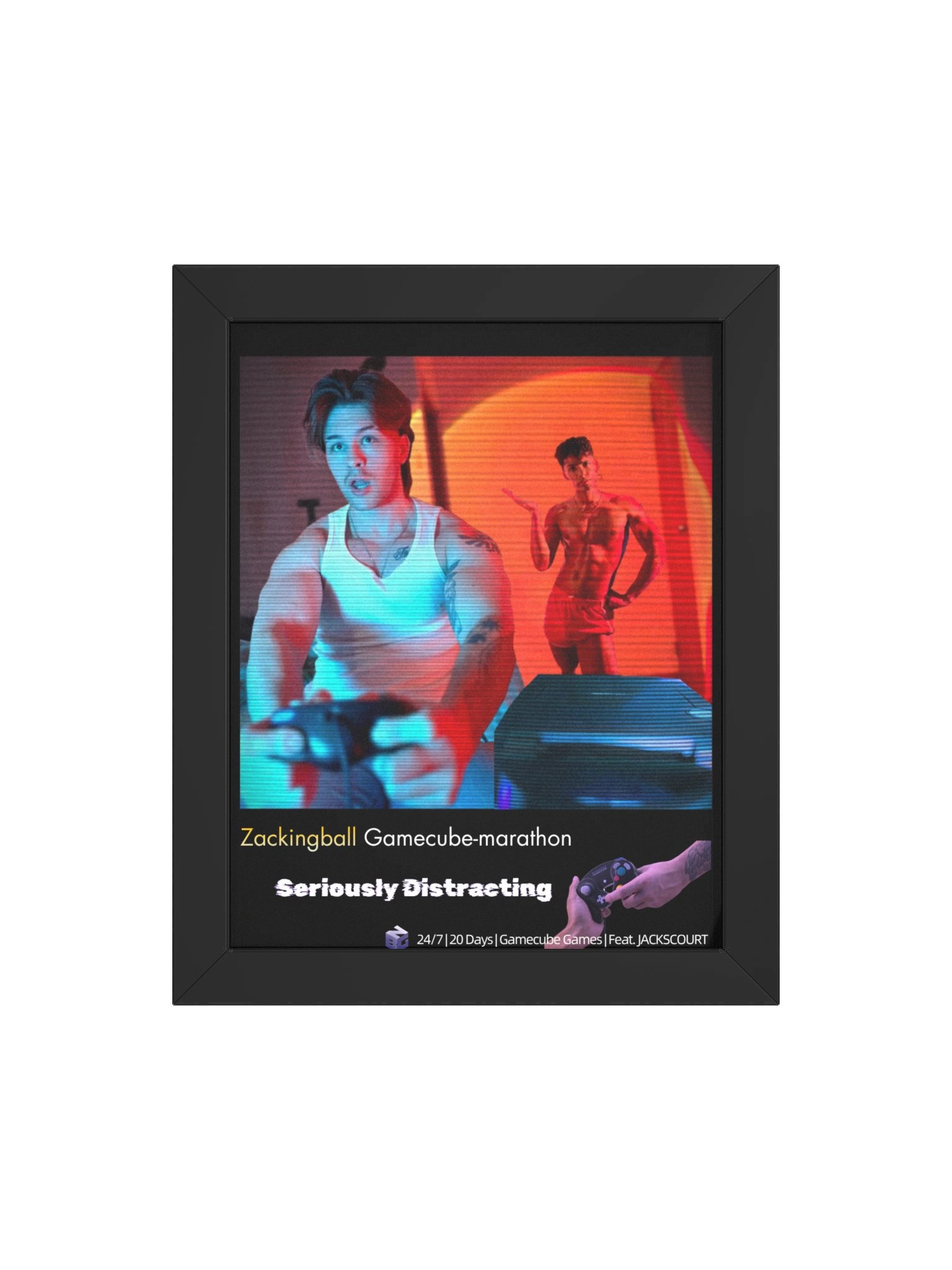 Seriously Distracting - Zackingball and Jackscourt Gamecube Poster product image (4)