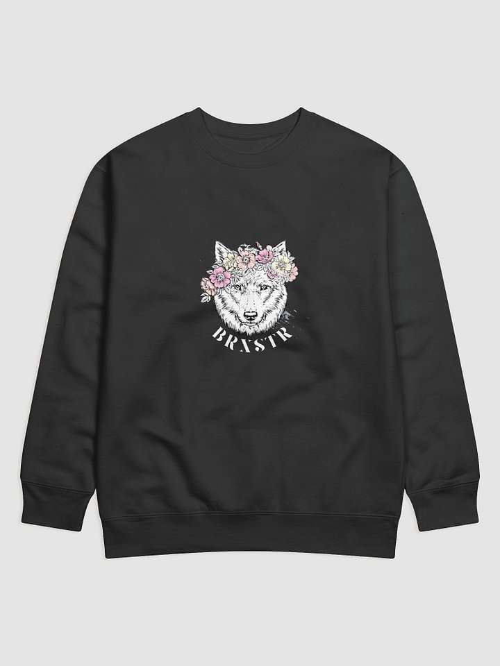 Floral Crown Brookestirr Wolf Premium Sweatshirt product image (2)