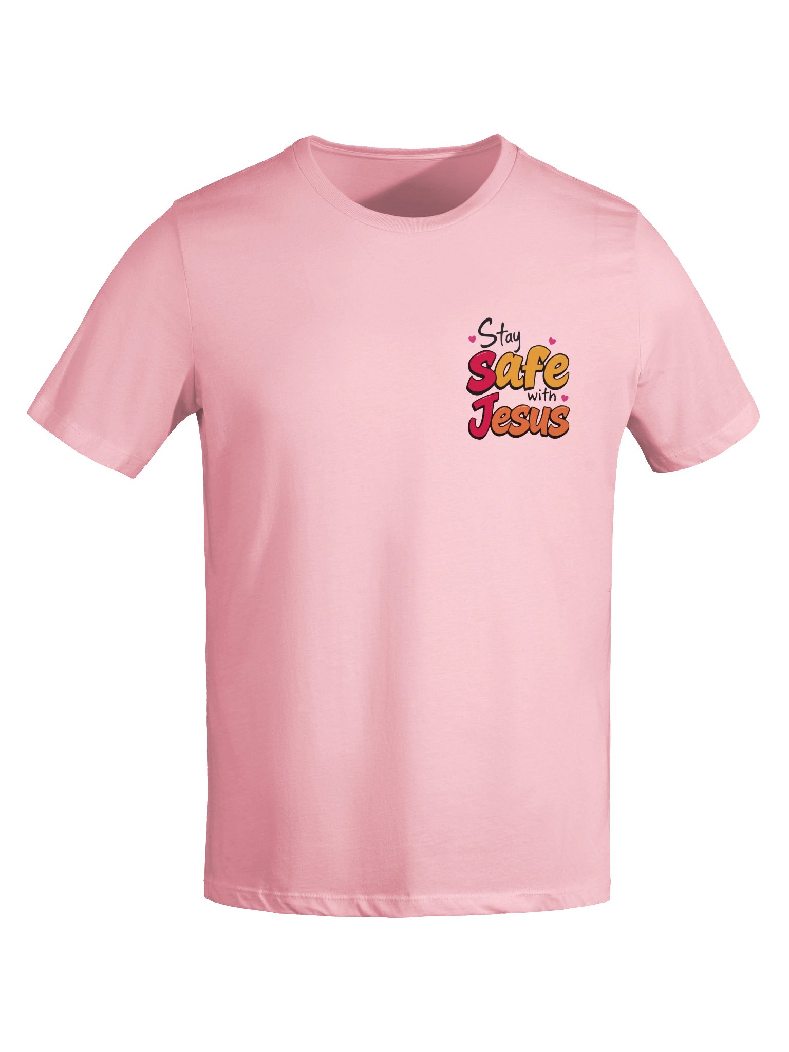 Heartfelt Stay Safe with Jesus Supersoft T-shirt product image (7)