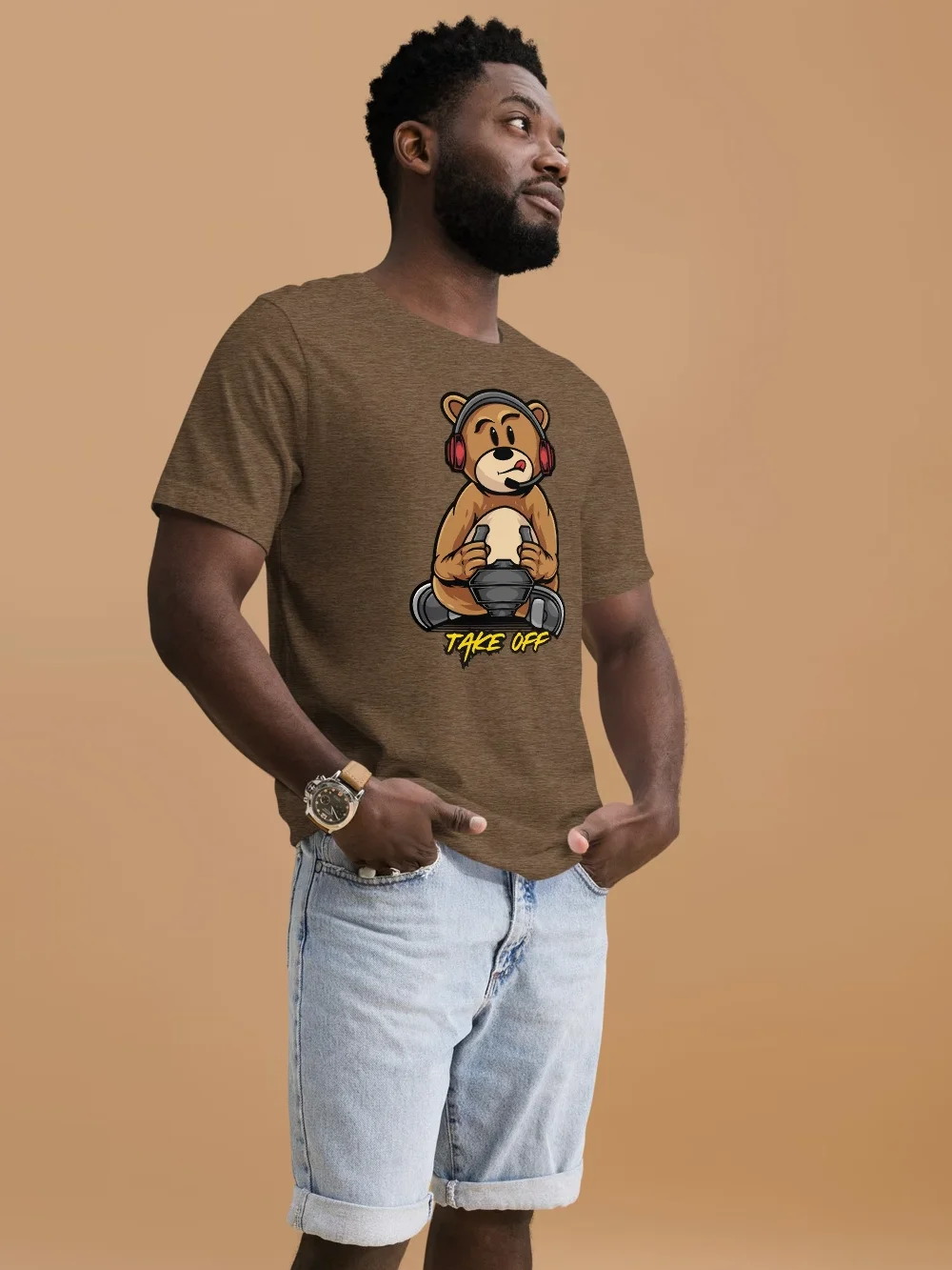 Takeoff Bear T-shirt product image (3)