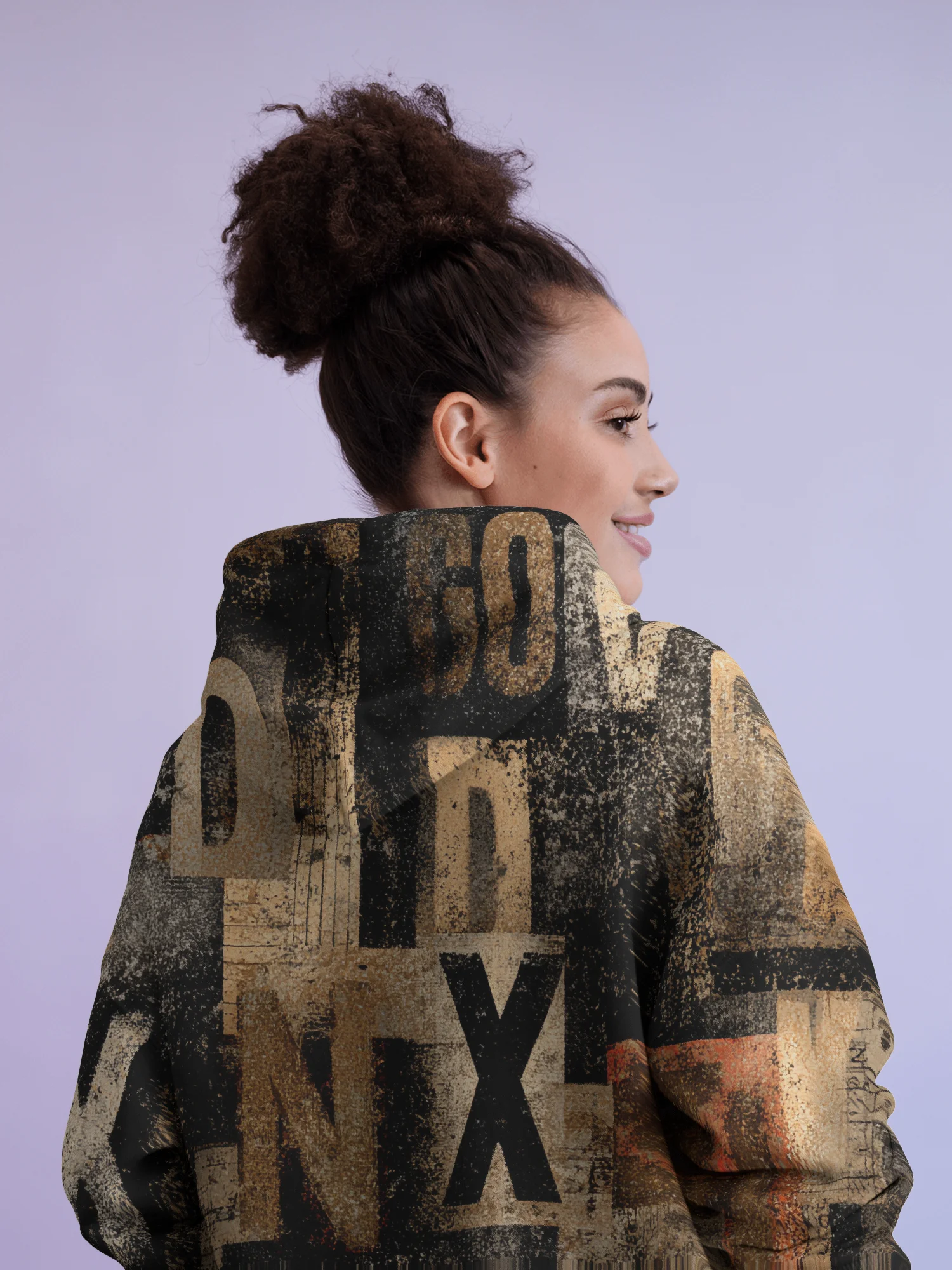 Grunge Typography Unisex Hoodie product image (4)