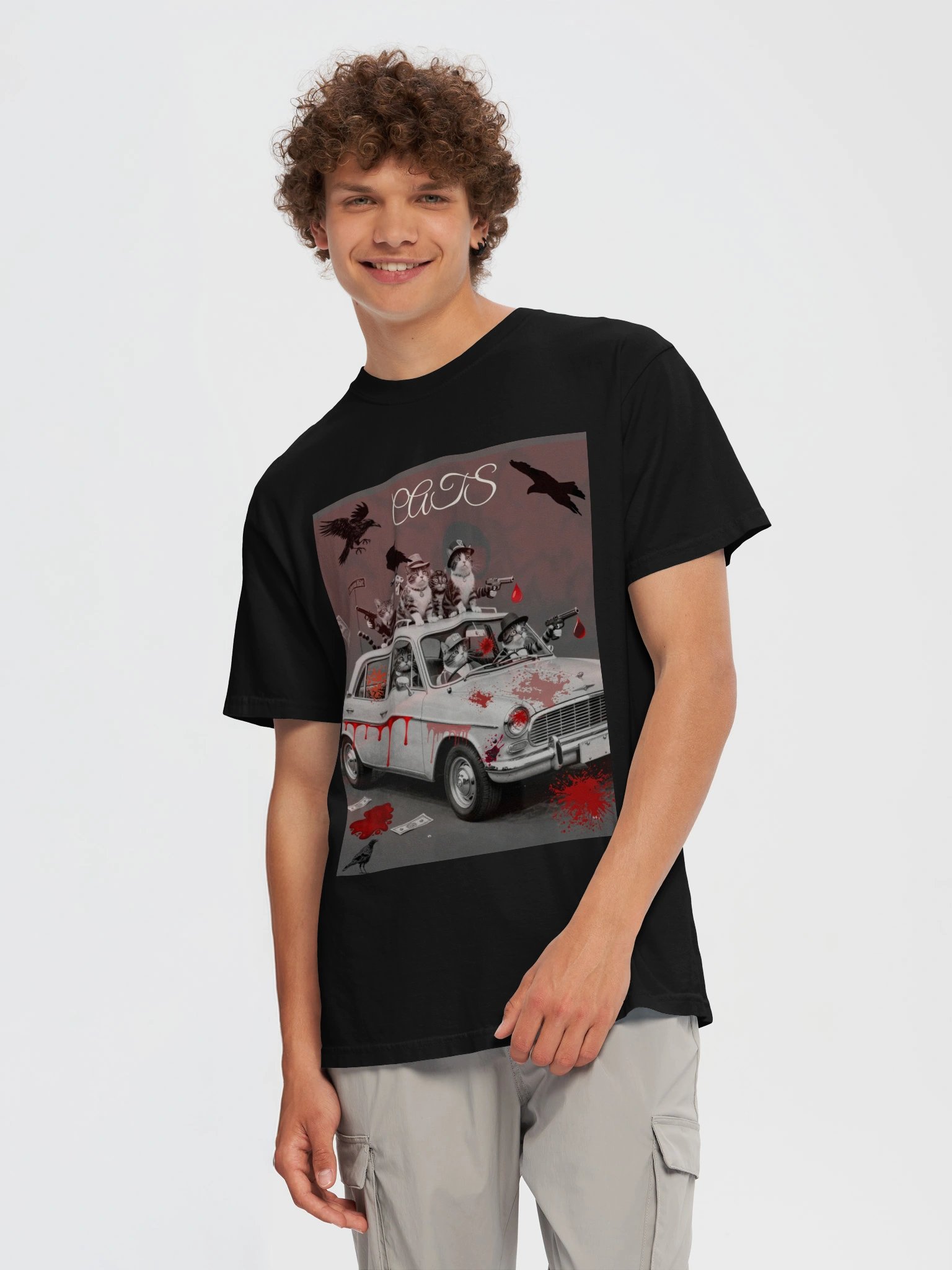 gangster cat T-SHIRT product image (54)