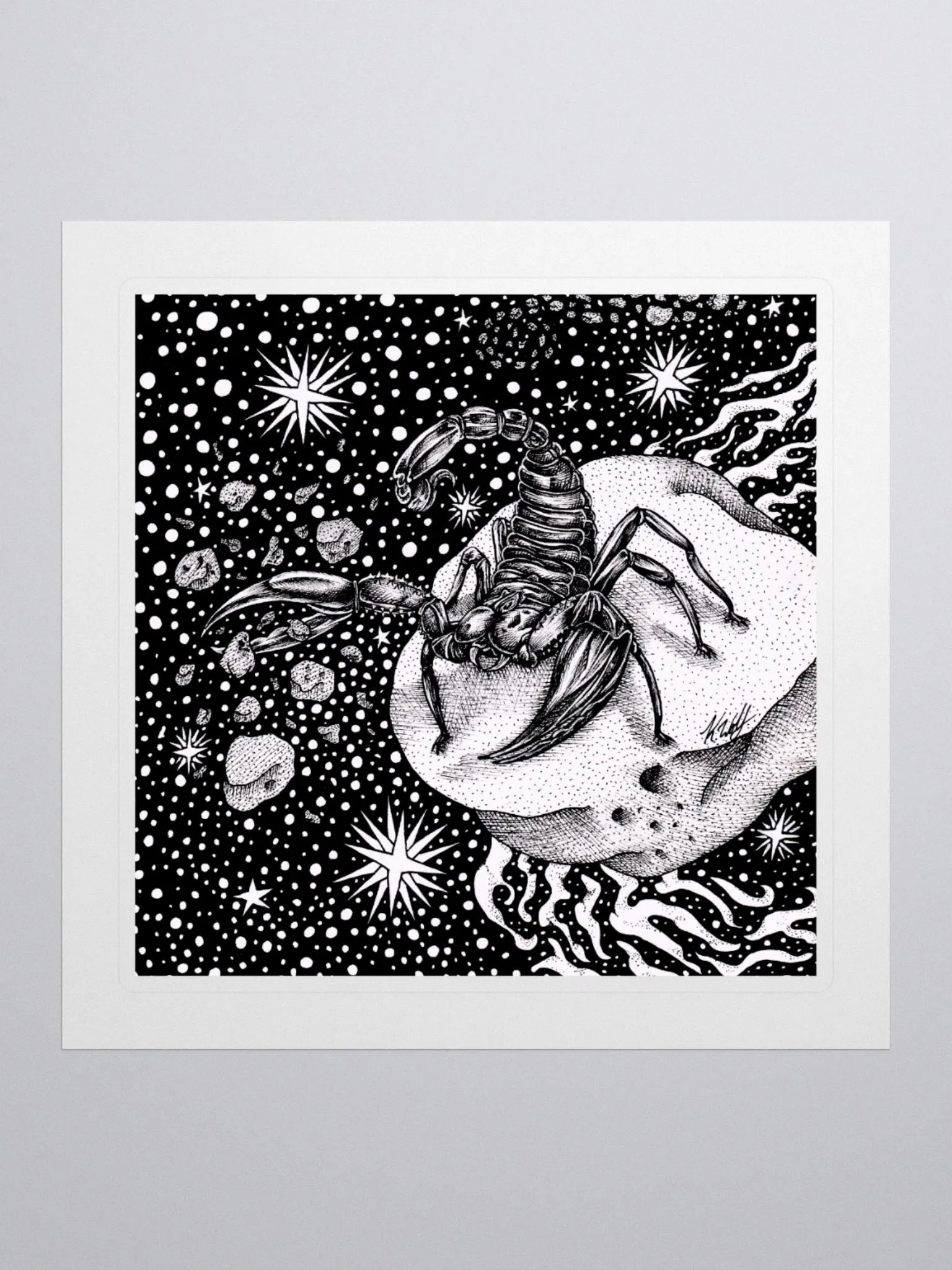 Scorpio Zodiac Kiss Cut Stickers product image (1)