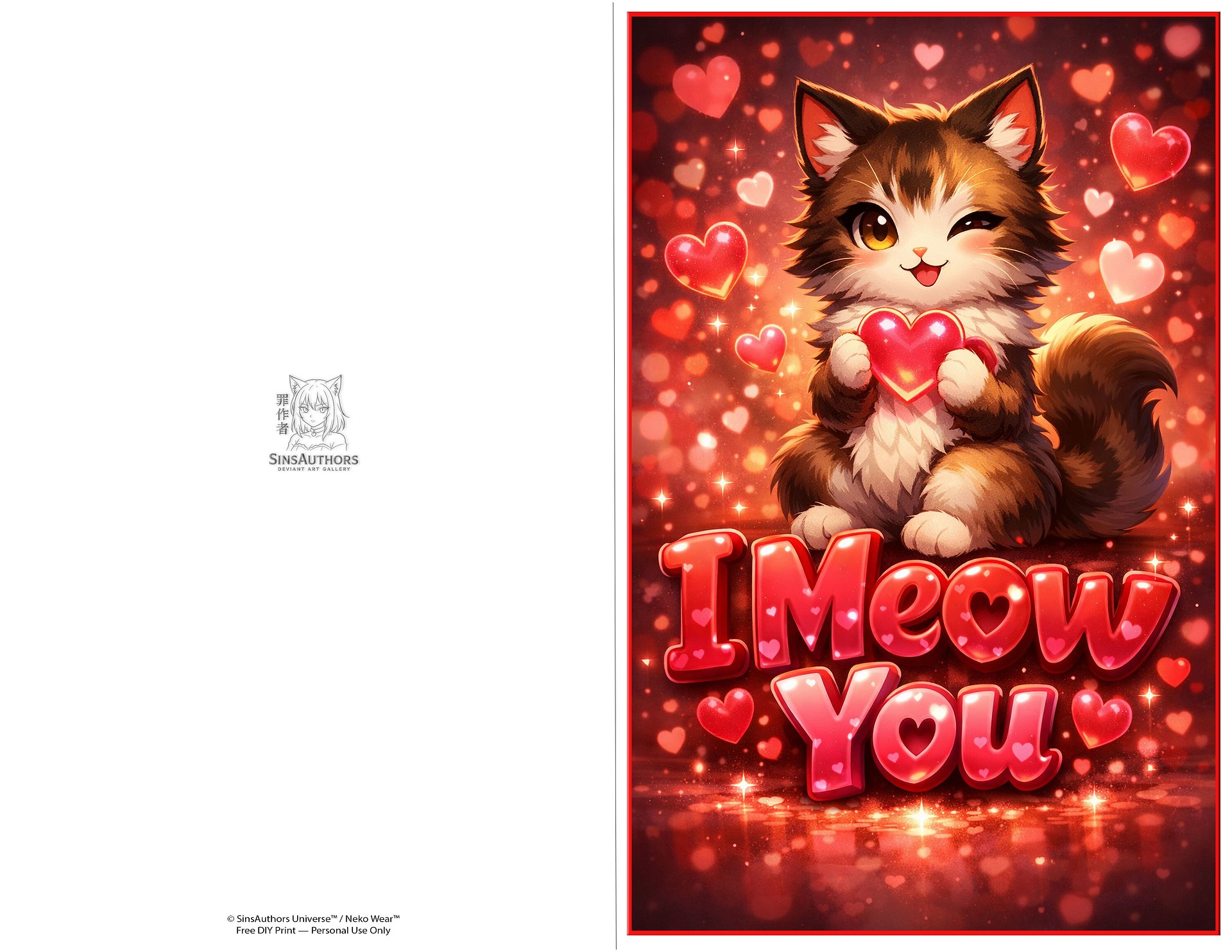 💖 DIY Valentine Pack 1 — Neko Wear product image (5)