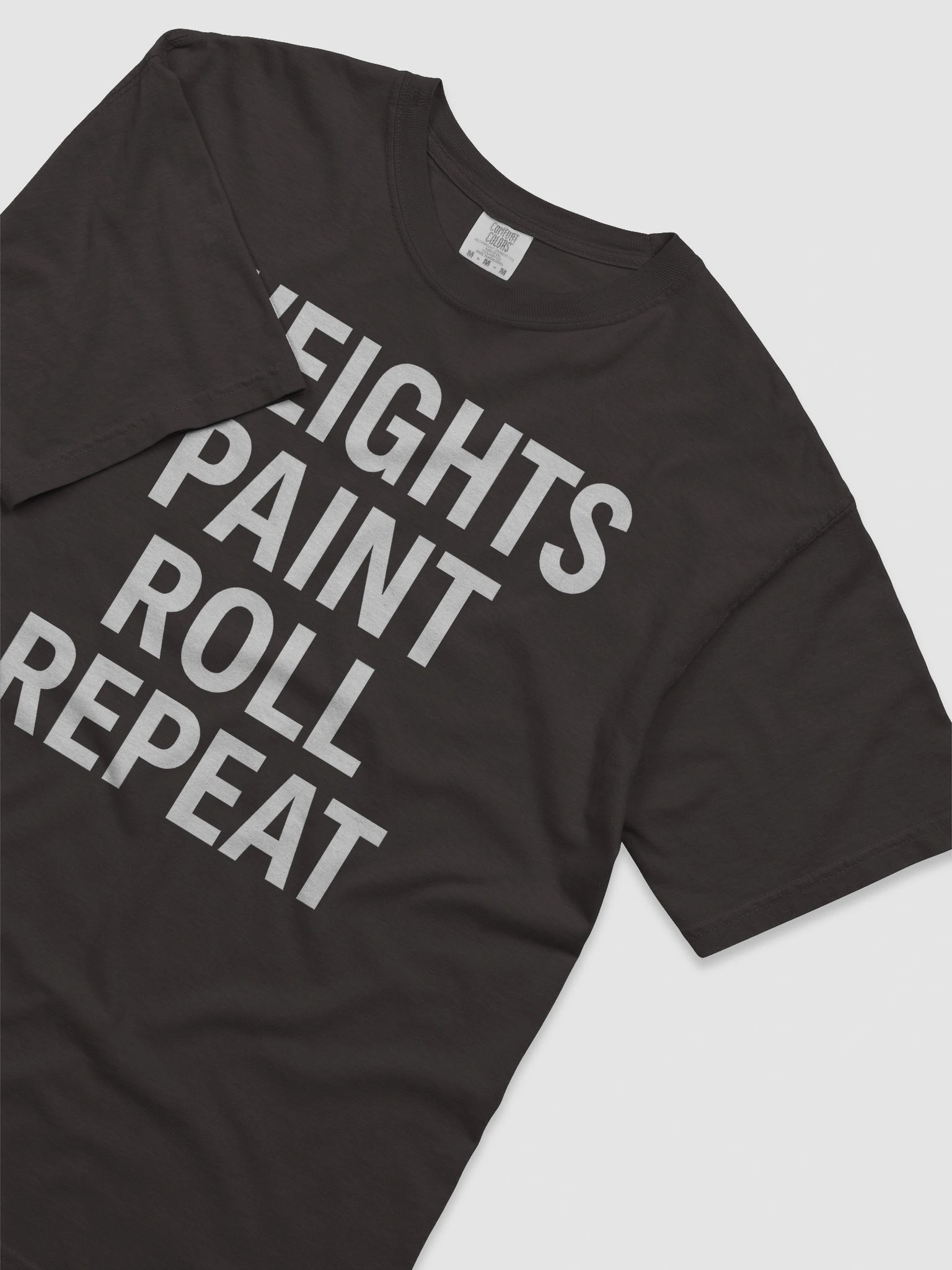 Weights, Paint, Roll Repeat Tee product image (7)