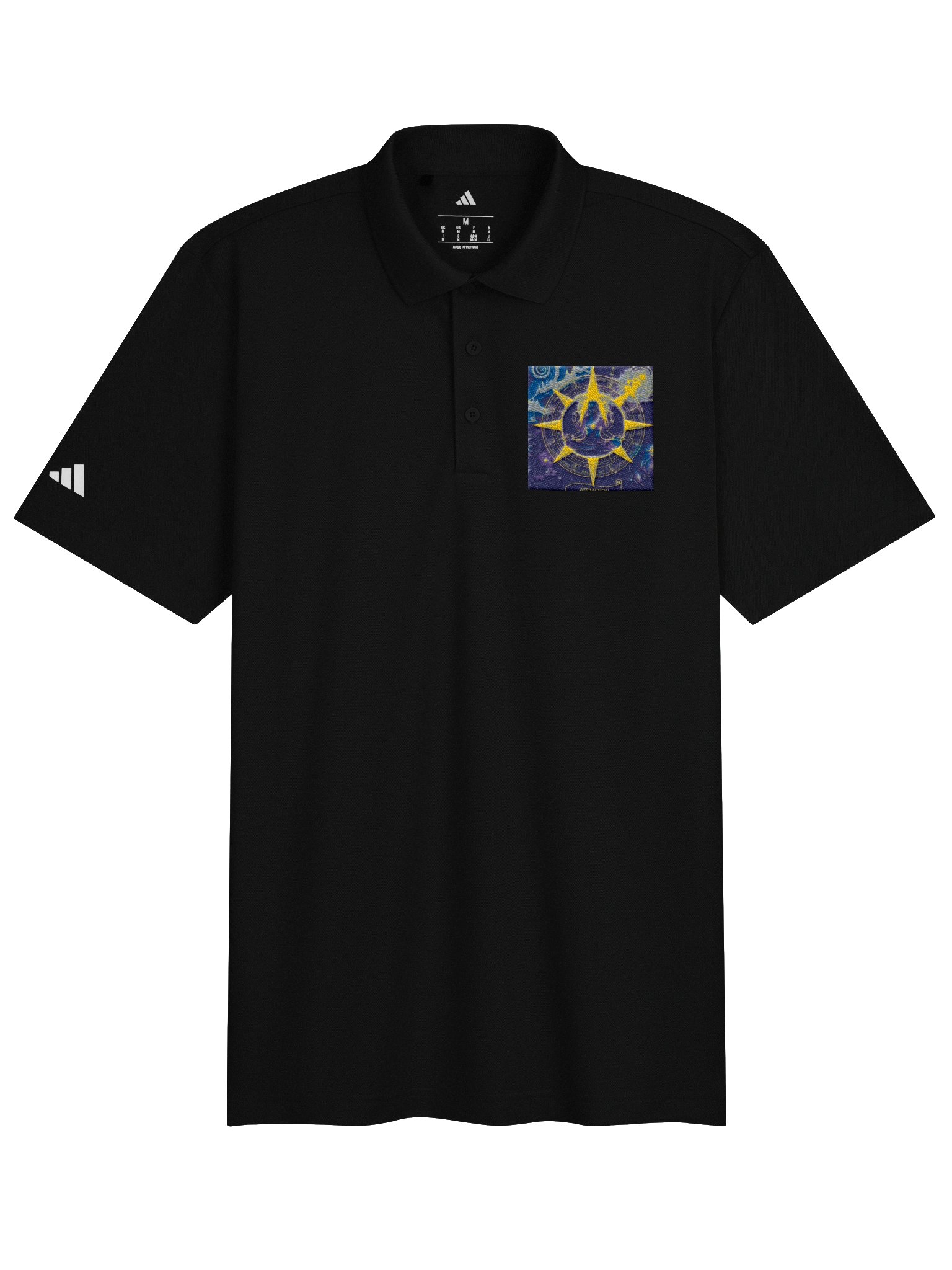 Mystic Meditation Affirmation Polo product image (1)