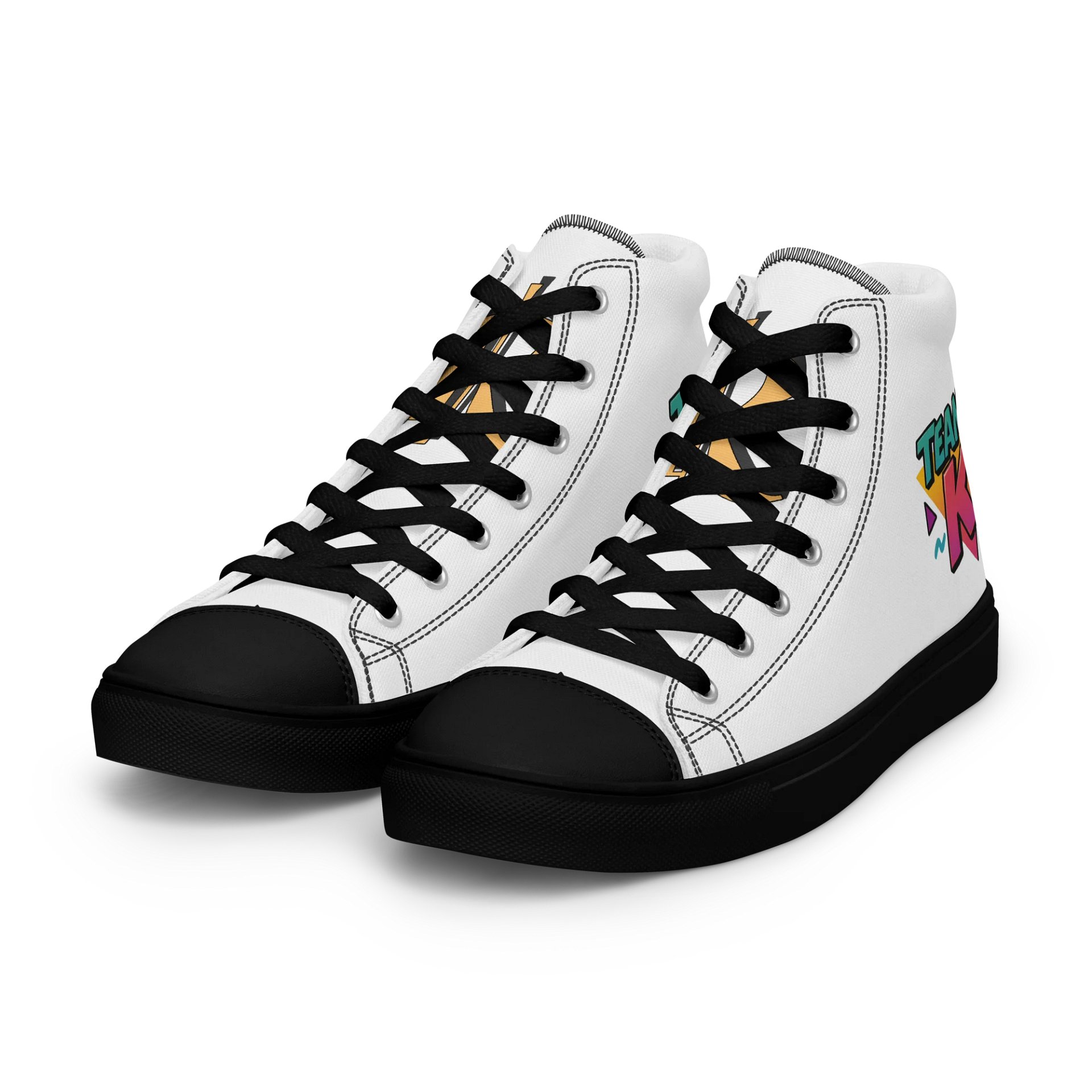 Team K 1990's Women's High Top Canvas Shoes product image (9)