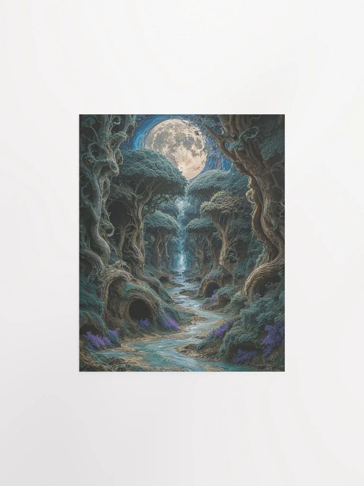 Fantasy Forest Stream Poster product image (2)
