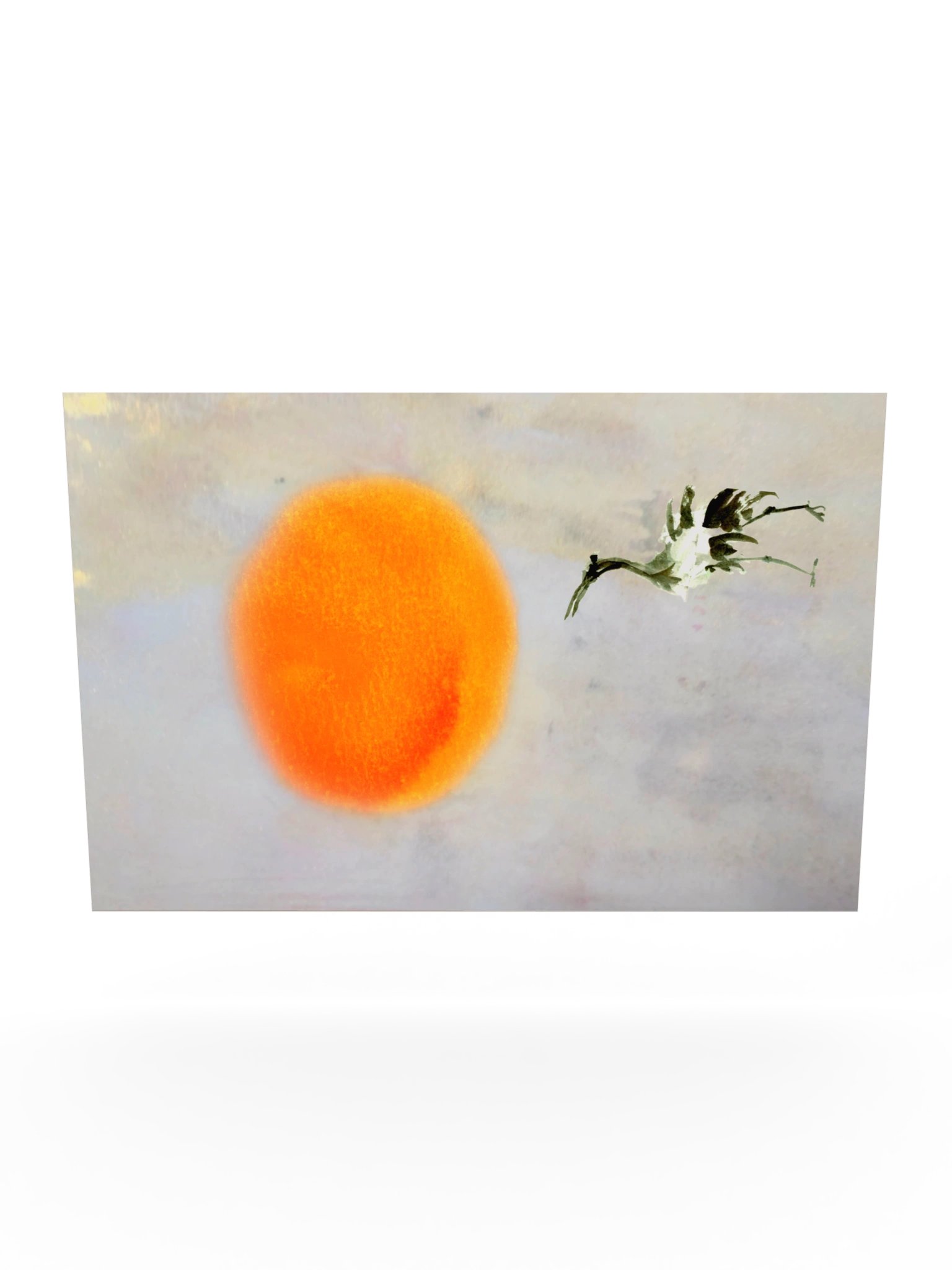 Japanese Sunset Crane Art Print product image (50)