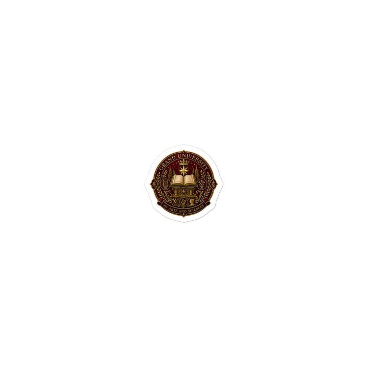 Grand University Die-Cut Sticker product image (1)