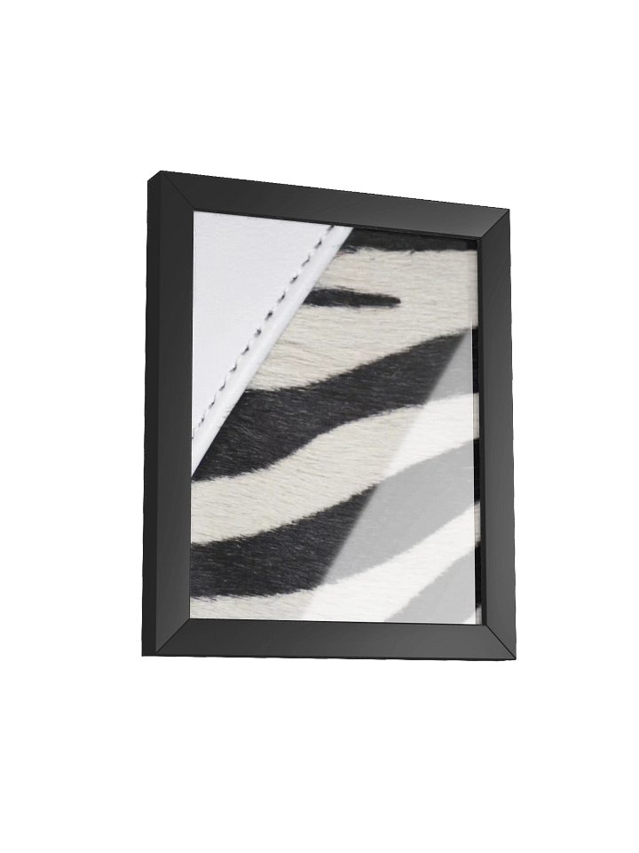 Zebra Chic Ayous Wood Framed Matte Poster product image (15)