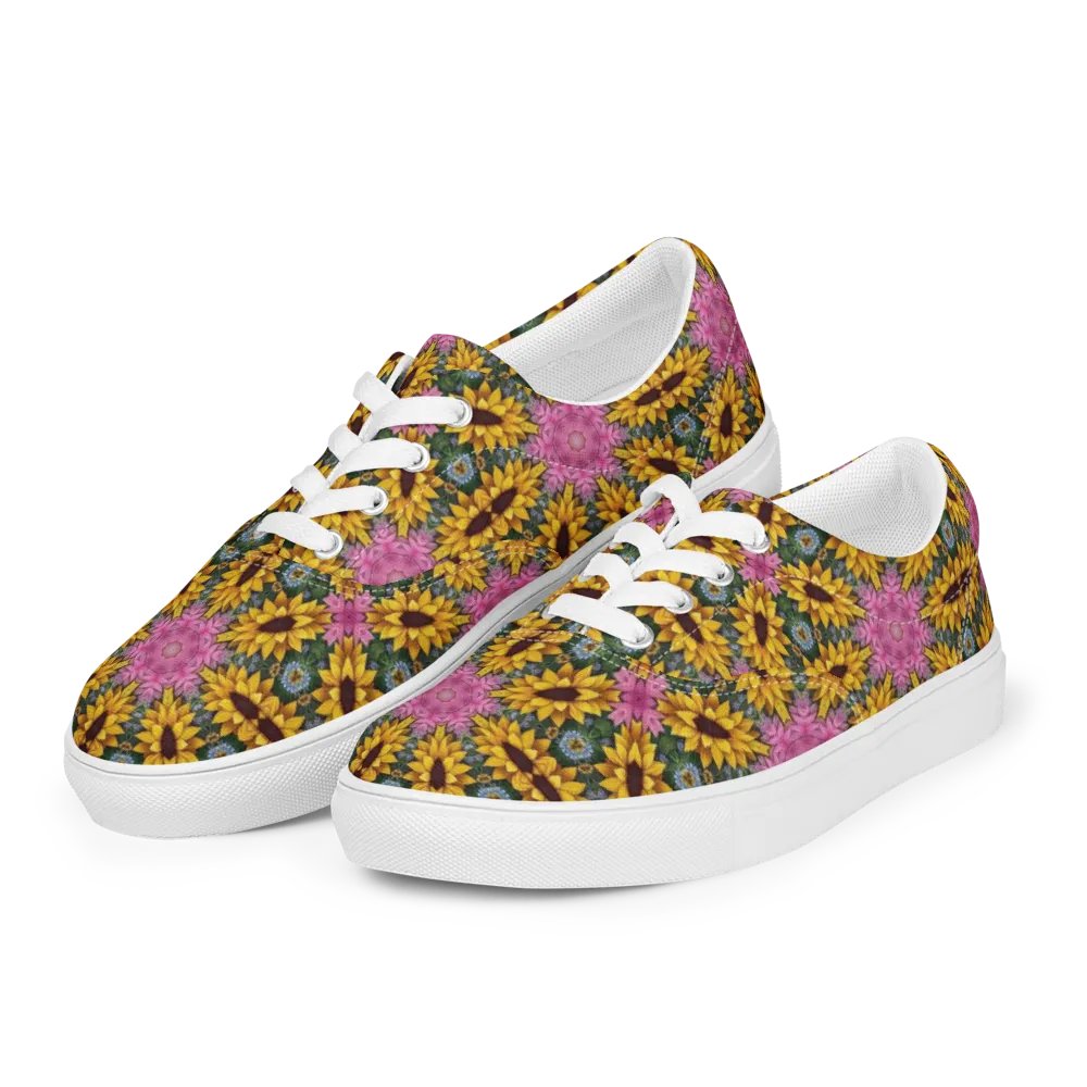 Floral Kaleidoscope Lace-Up Shoes product image (8)