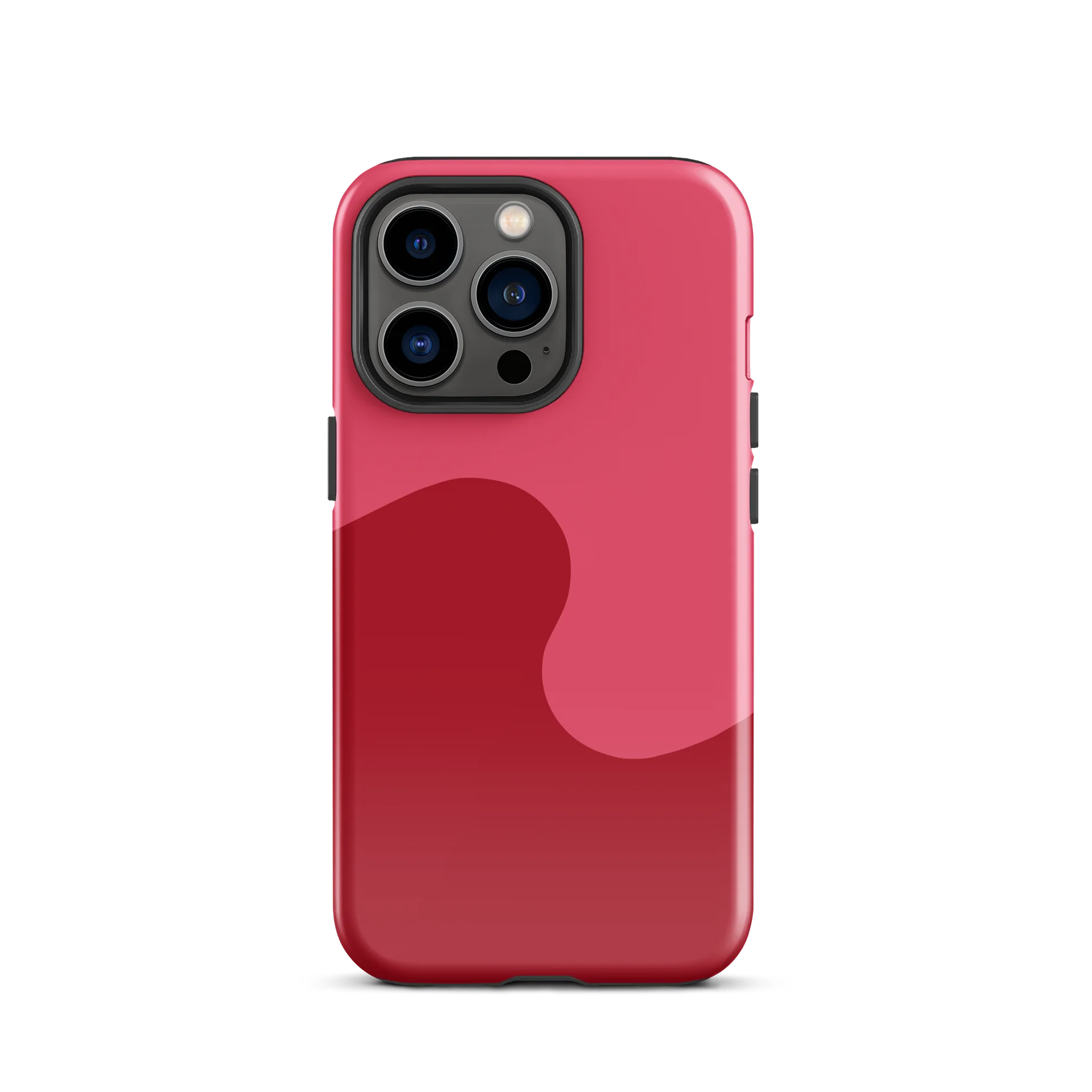 Red Lipstick Minimal Wave iPhone Case product image (1)