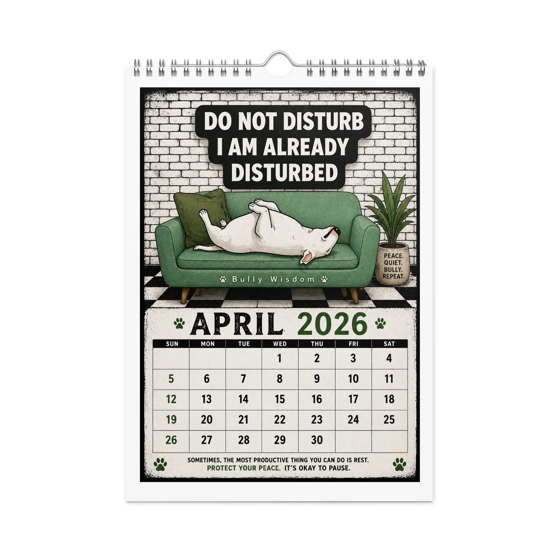 2026 Calendar by Bully Wisdom product image (1)