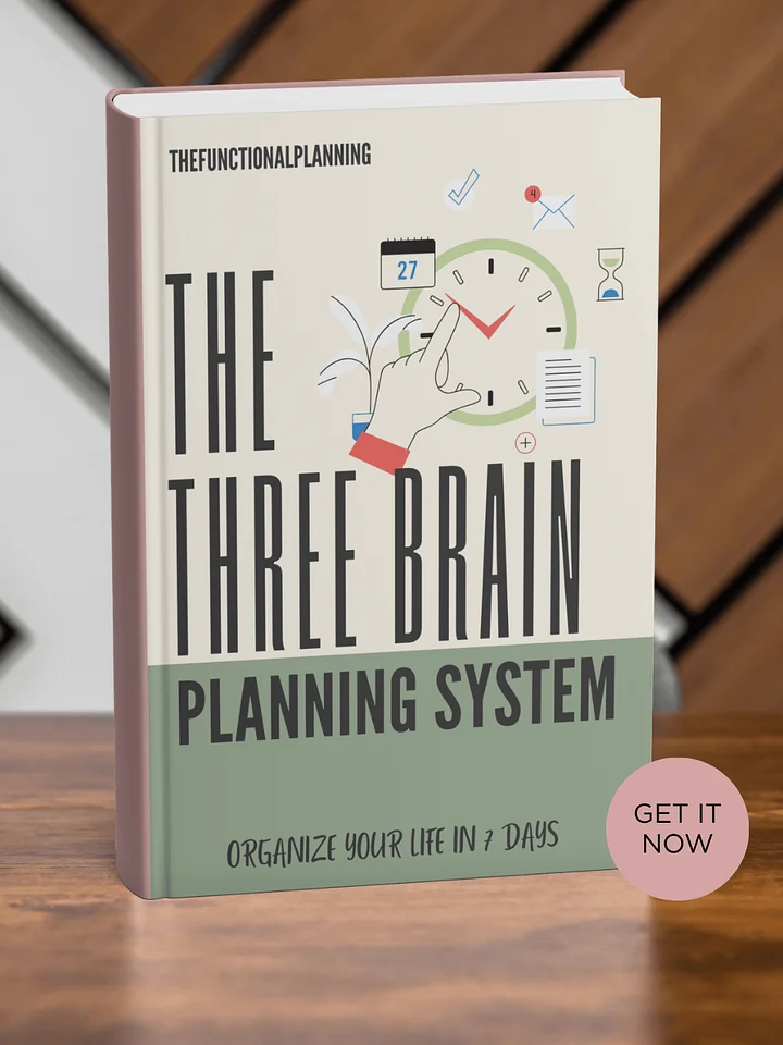 The 3-Brain Planning System: Organize Your Life in 7 Days product image (2)