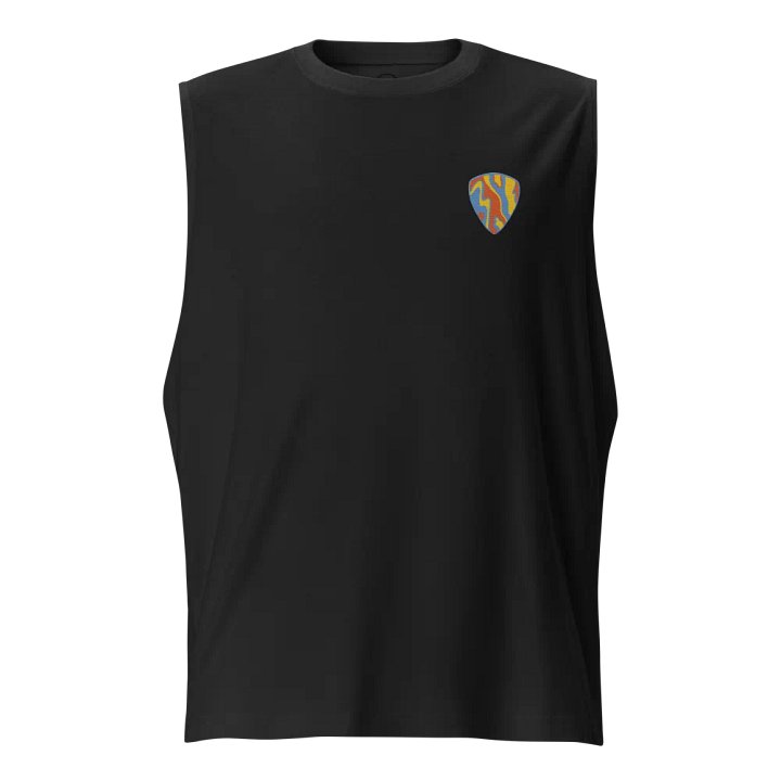 Coil Your Cables/Marble Guitar Pick Muscle Tank product image (2)