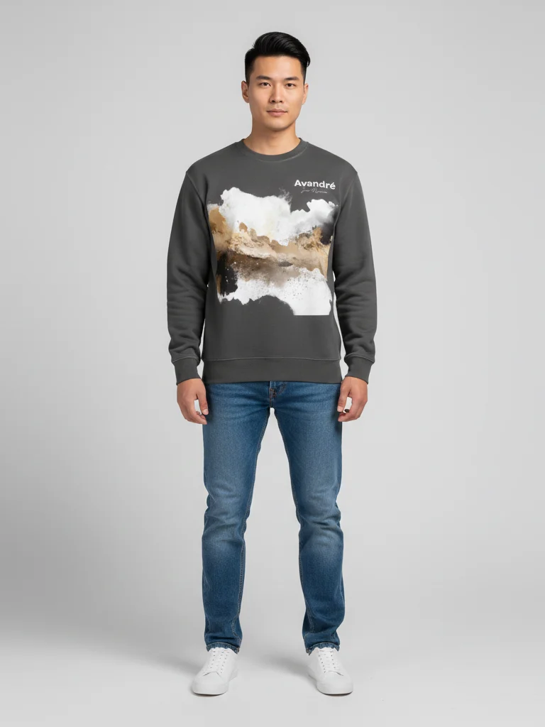 Vintage Pigment-Dyed Crew Sweatshirt product image (3)