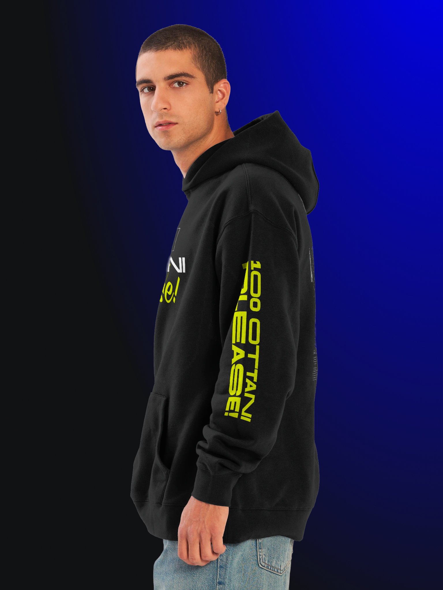 100 Ottani Please!™ Premium Oversized Racing Streetwear Hoodie | Garage Unit Special Edition product image (6)