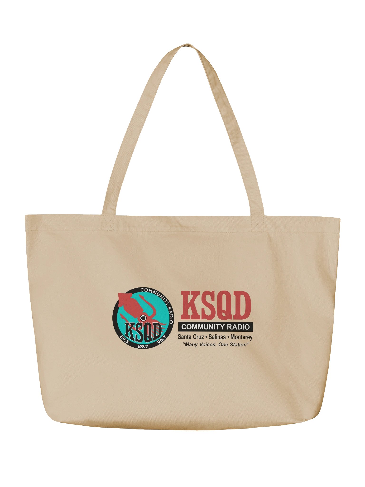 KSQD Monterey Bay Waves Econscious Organic Cotton Tote product image (4)