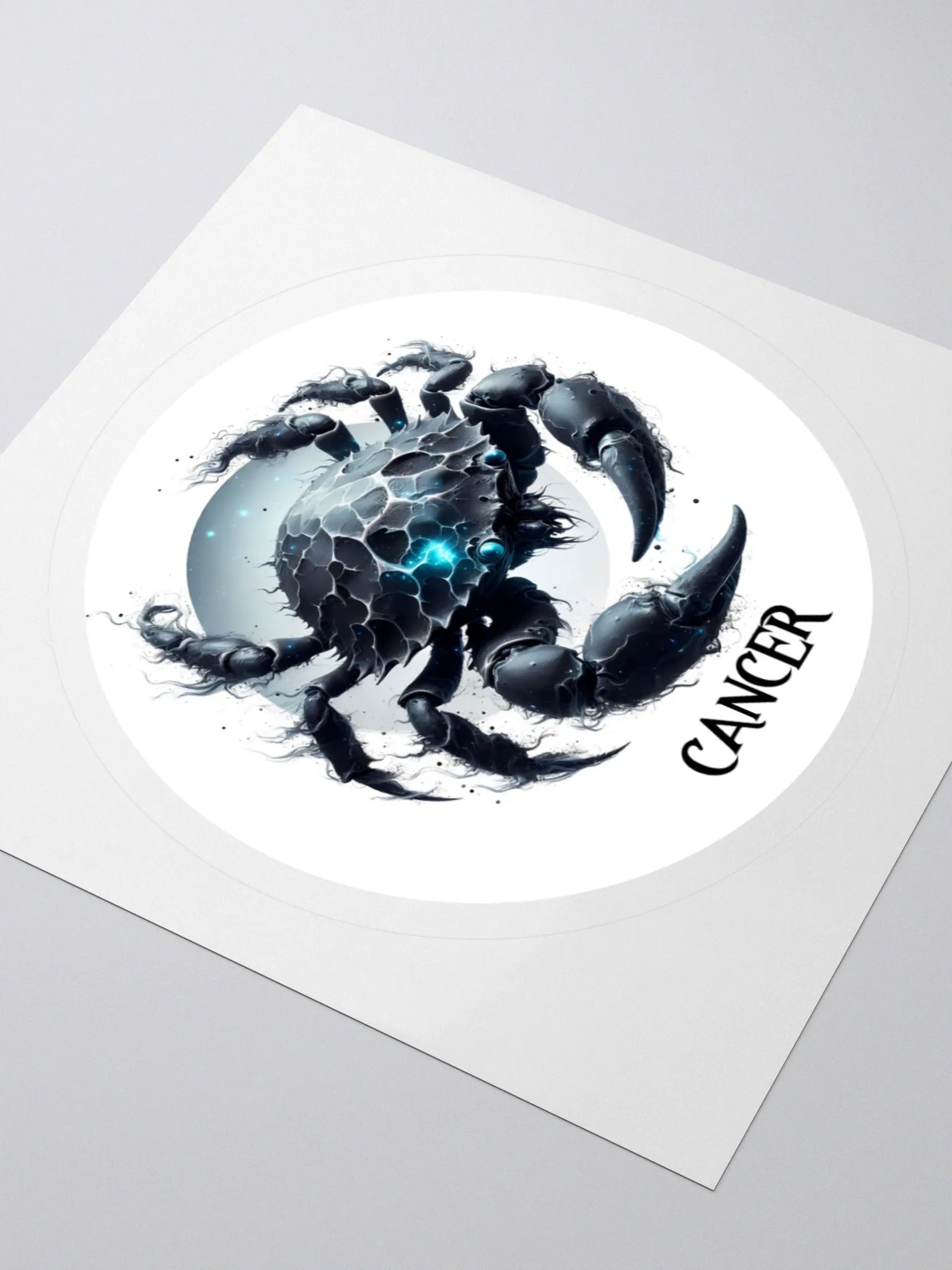 Mythical Cancer Zodiac Round Sticker product image (7)
