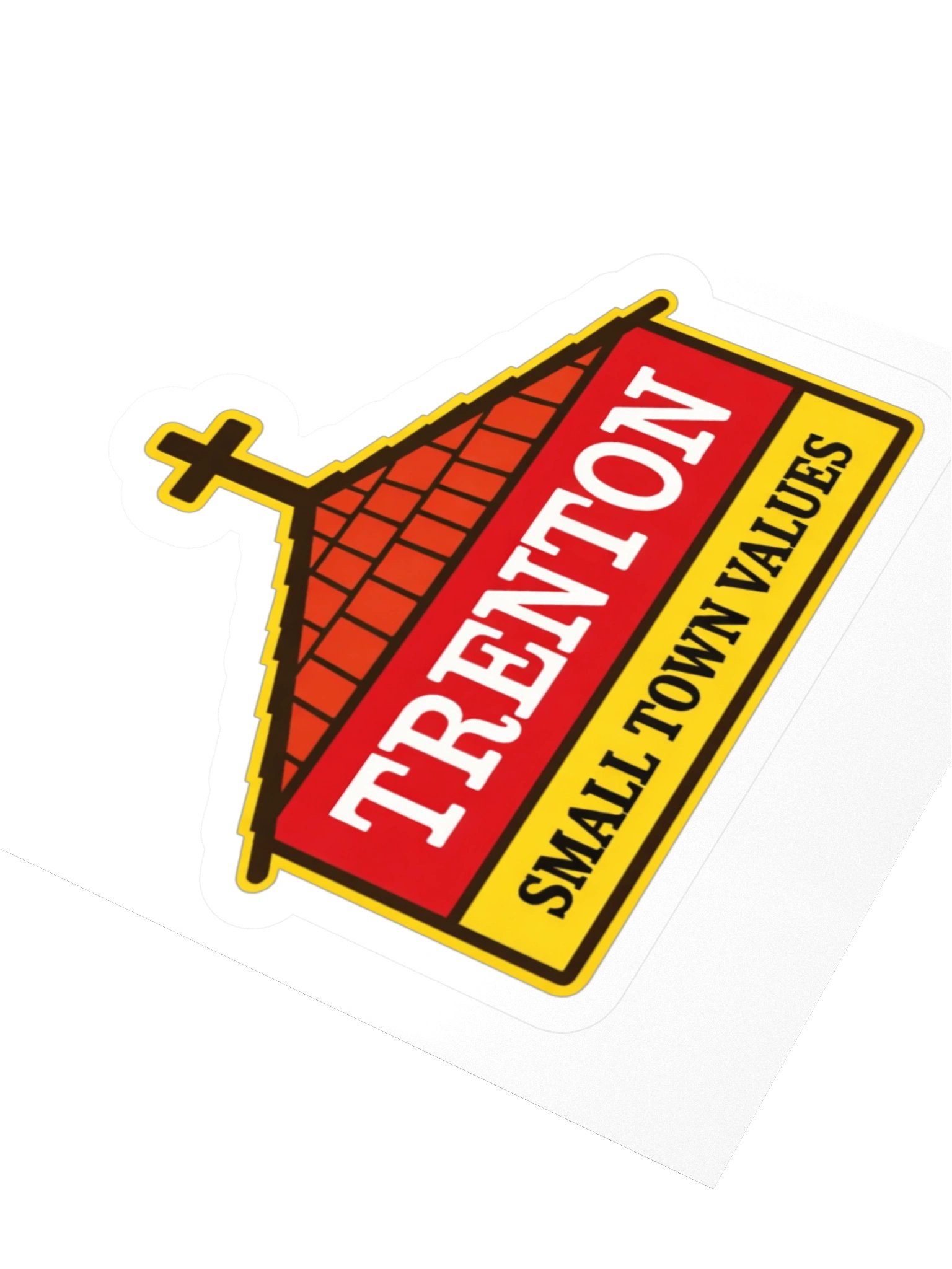 Small Town Values Sticker product image (5)